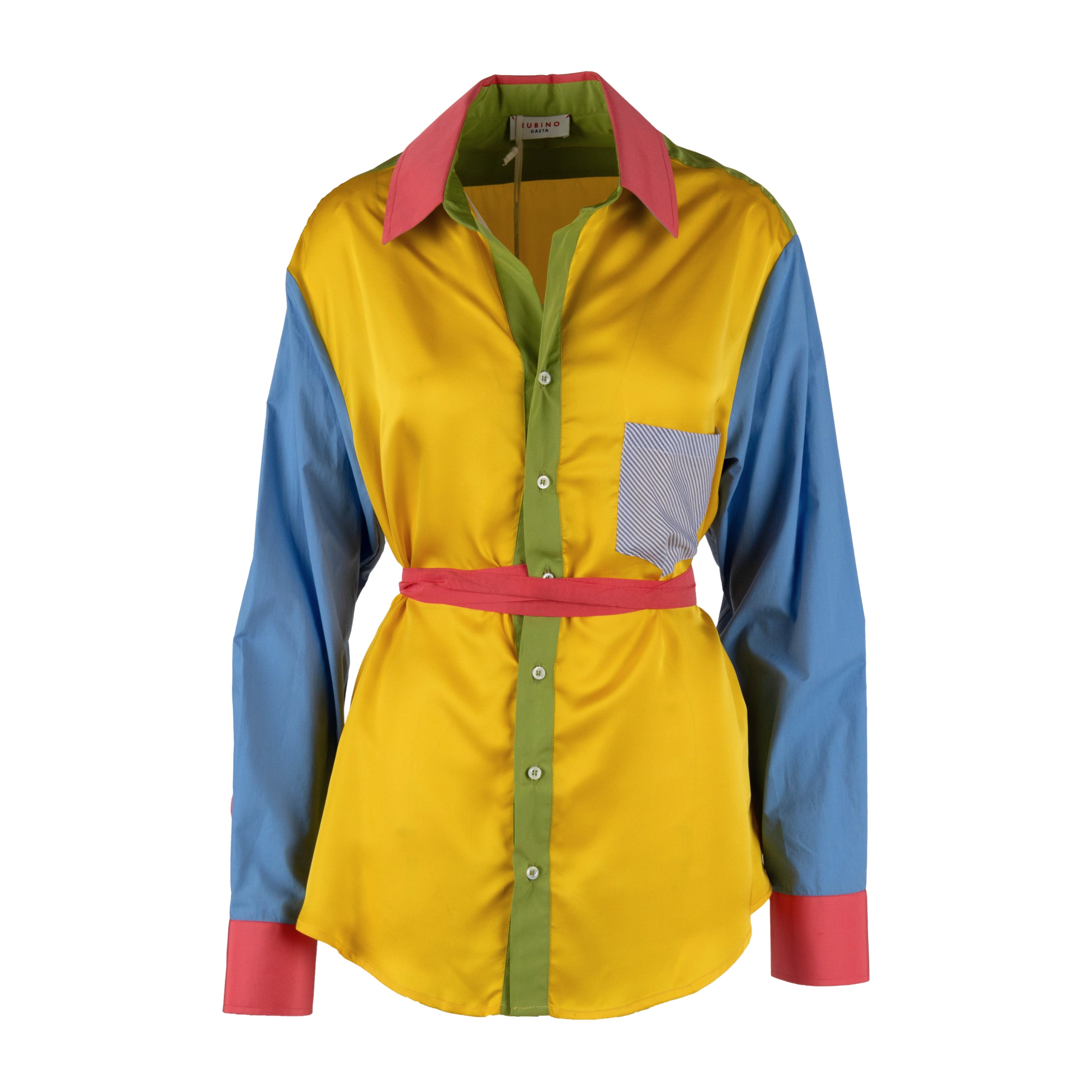 Rubino Gaeta Colorblock Cross Shirt - '20s