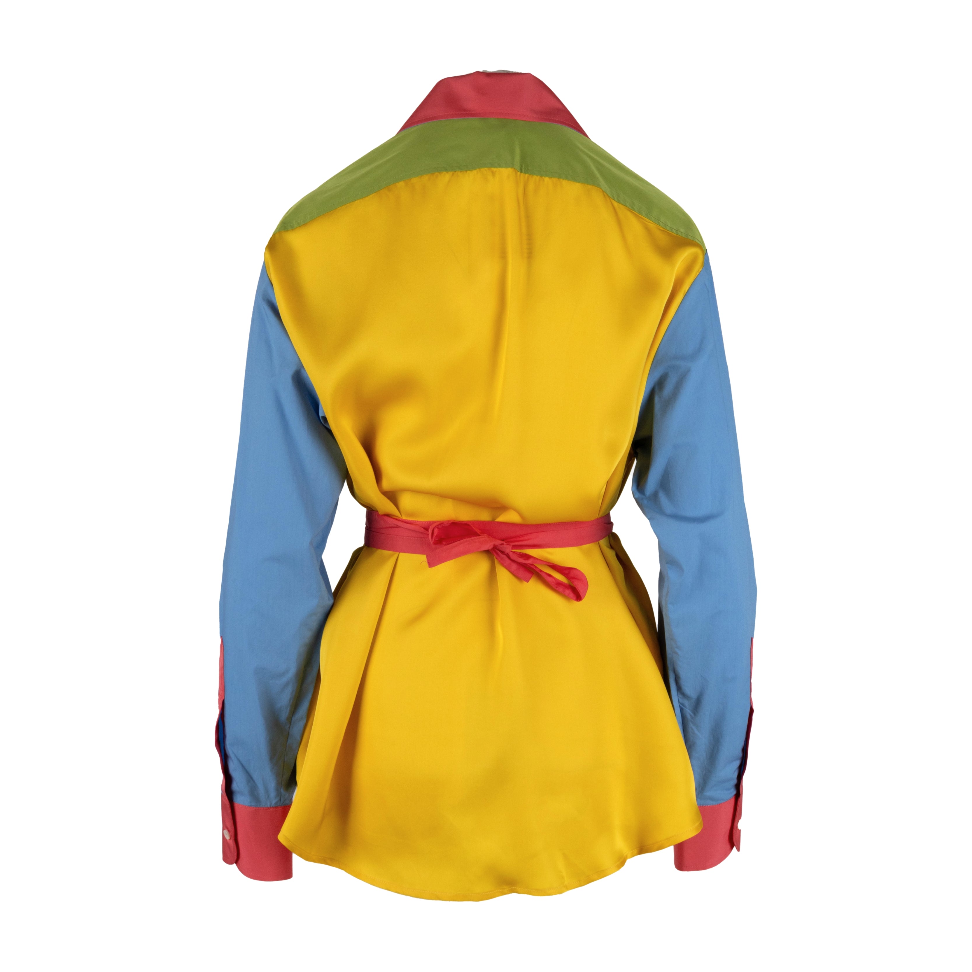 Rubino Gaeta Colorblock Cross Shirt - '20s