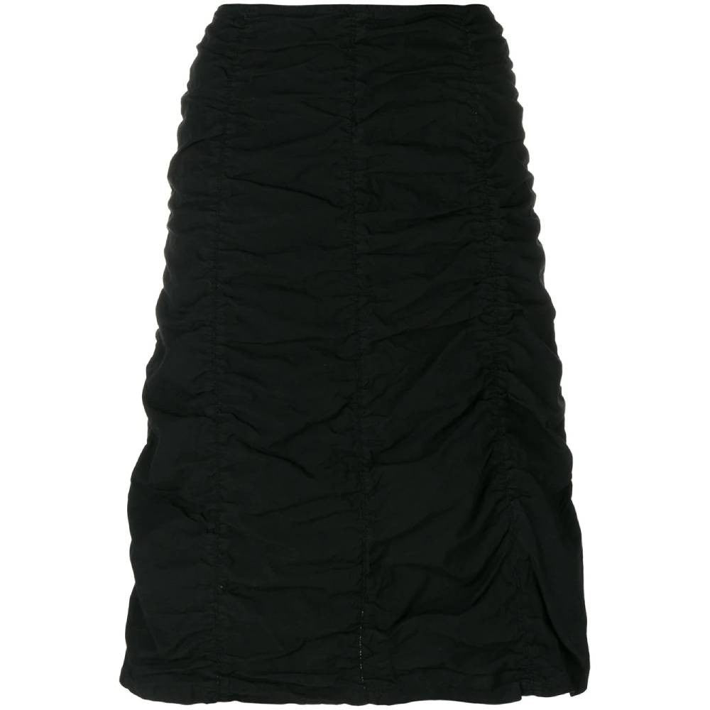 Romeo Gigli Black Cotton Skirt - '00s