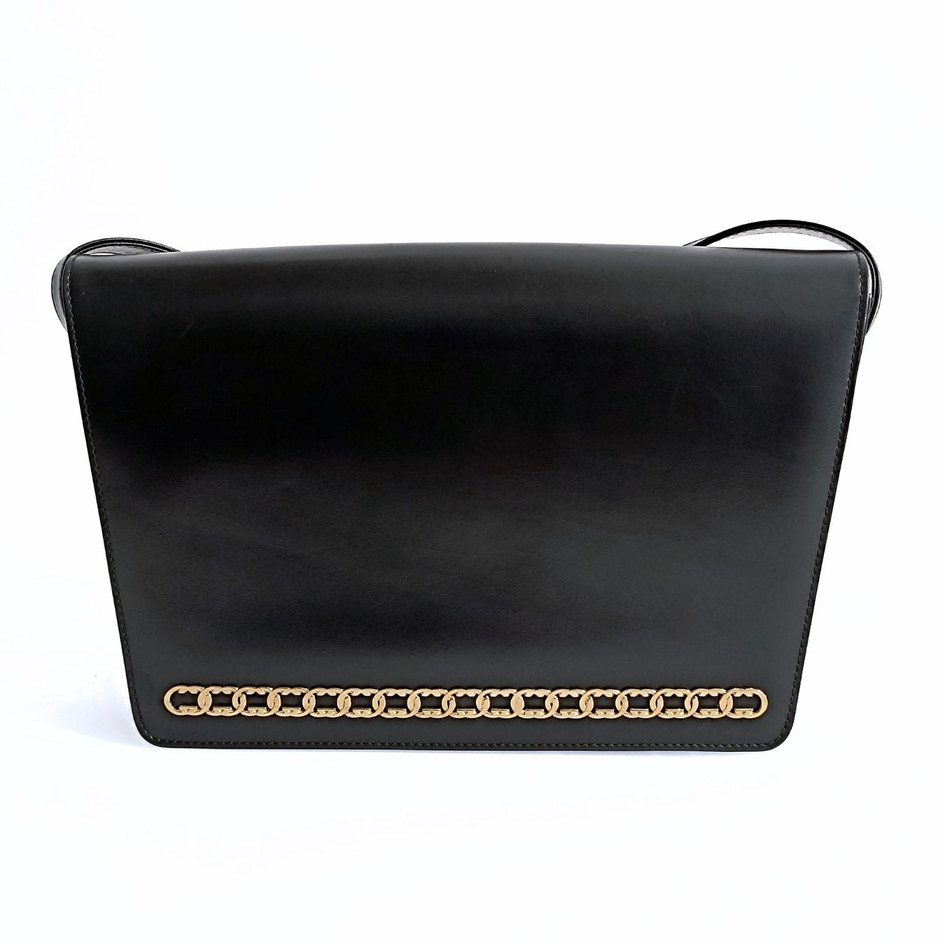 Gucci Gucci vintage black leather shoulder bag - '10s