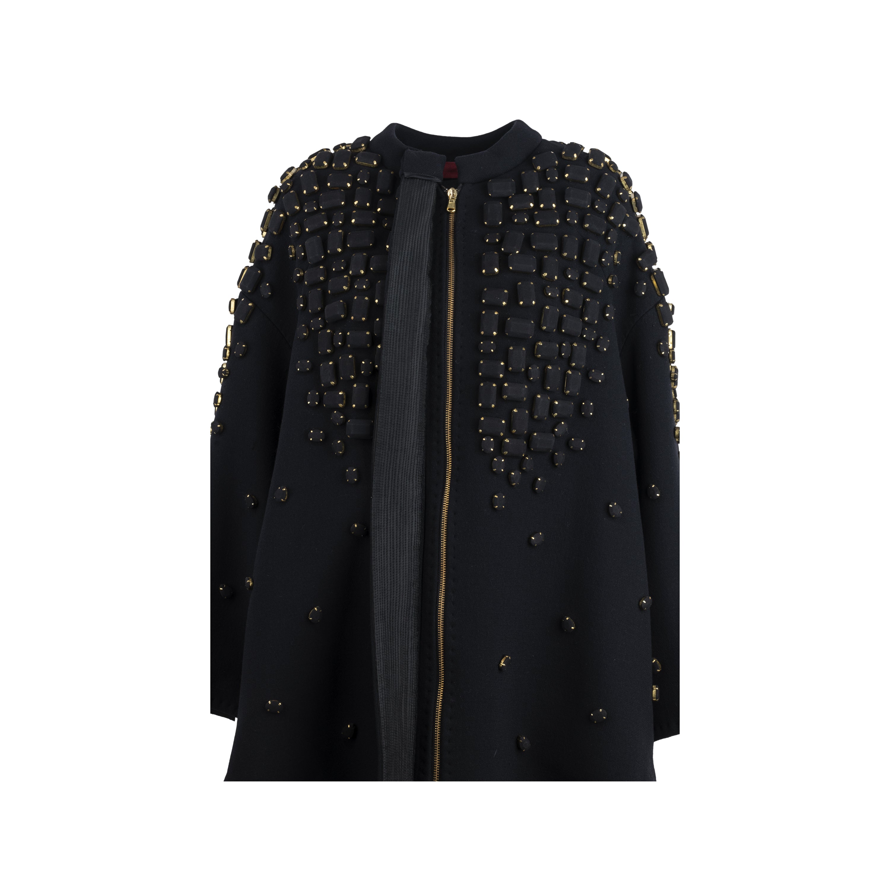 Diliborio Embellished Cape Jacket - '10s