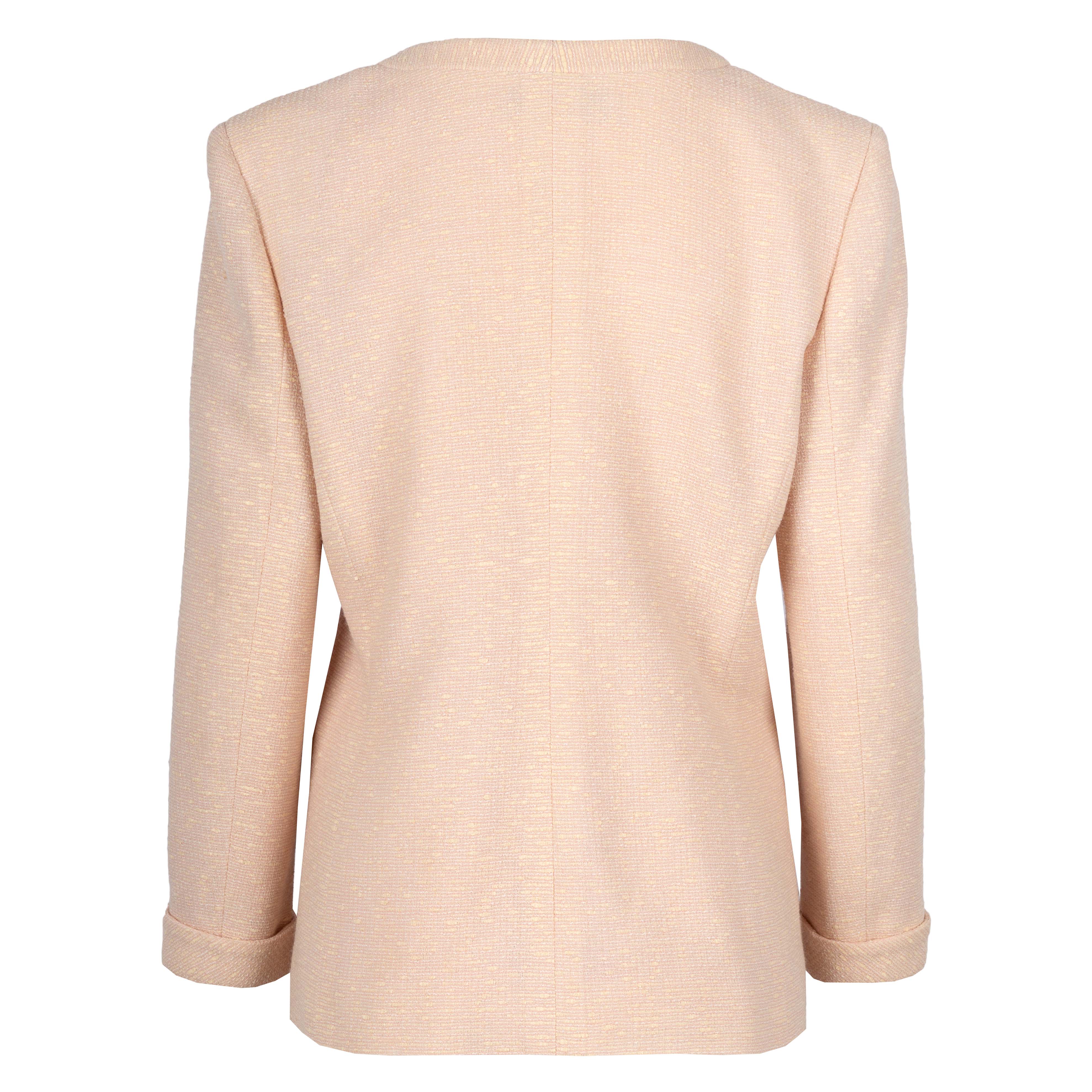 Valentino Pale Pink Wool Jacket - '80s