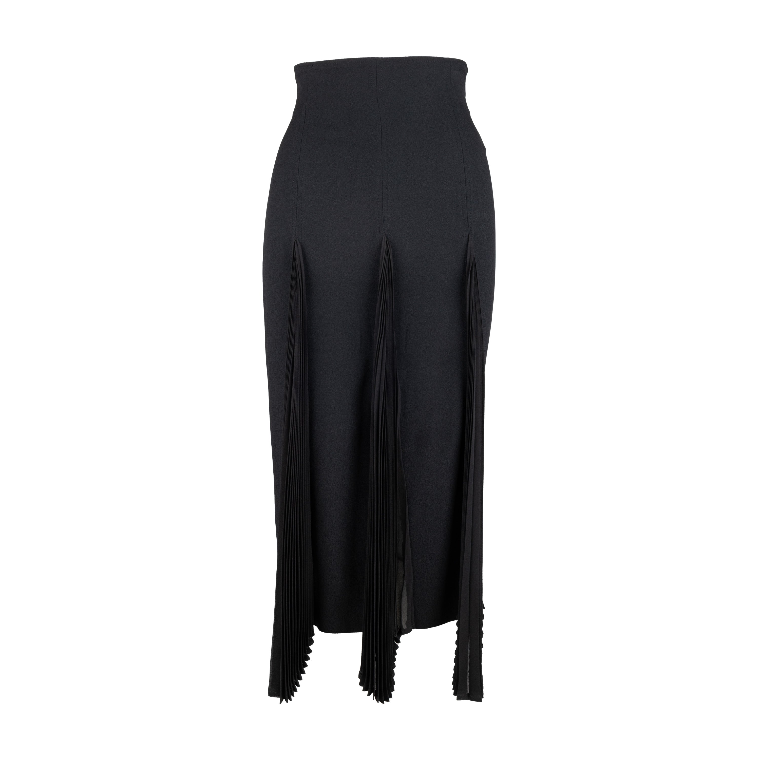 Christian Dior Pleated Hem Skirt - '90s