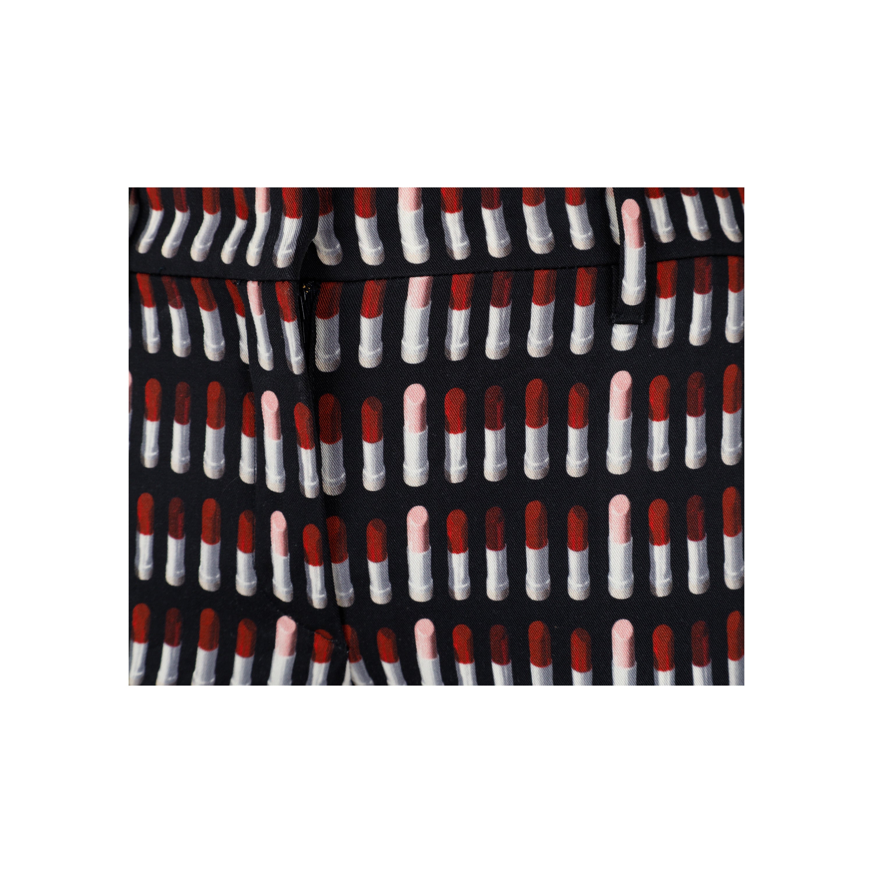 Prada Lipstick Printed Pants - '10s