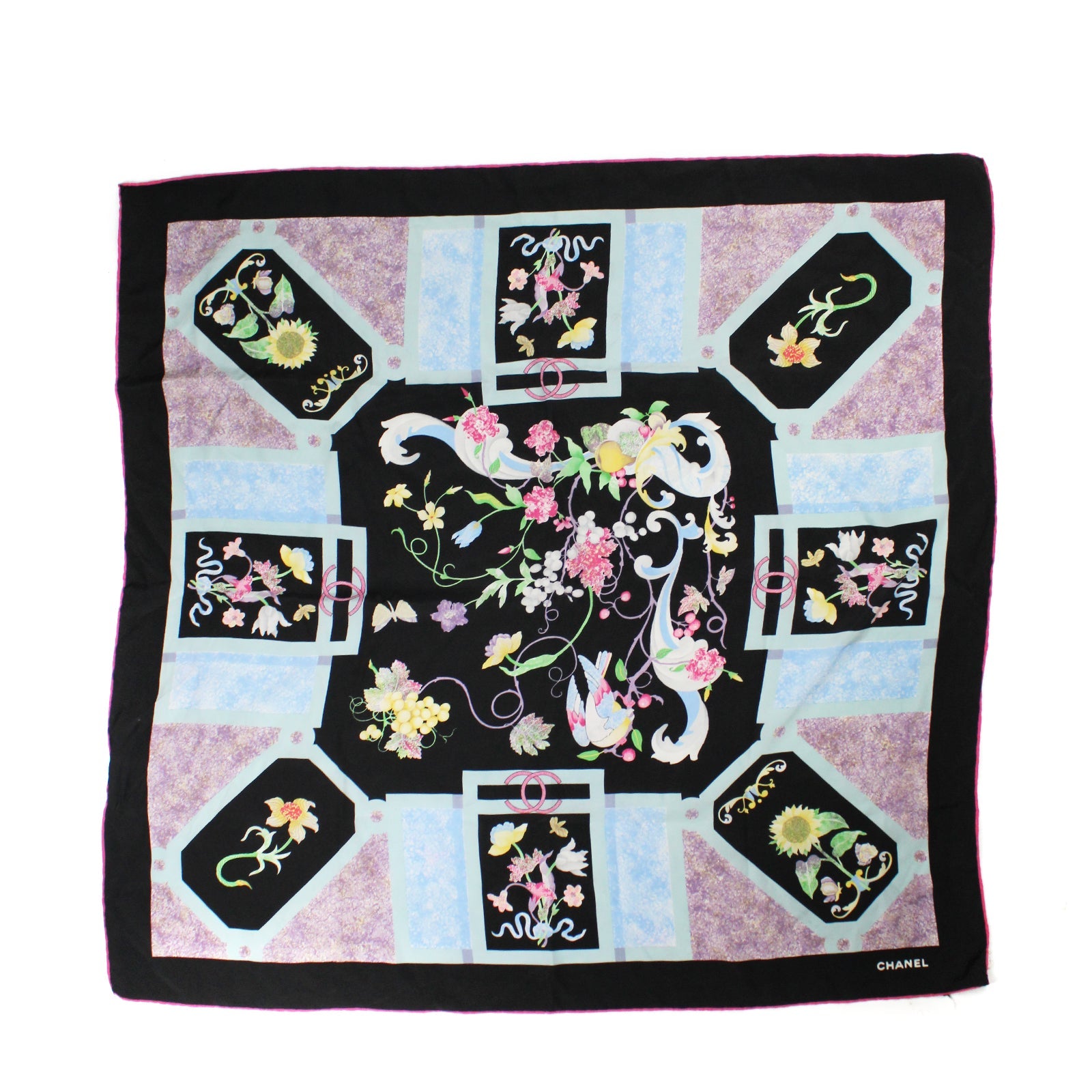 CHANEL Silk handkerchief