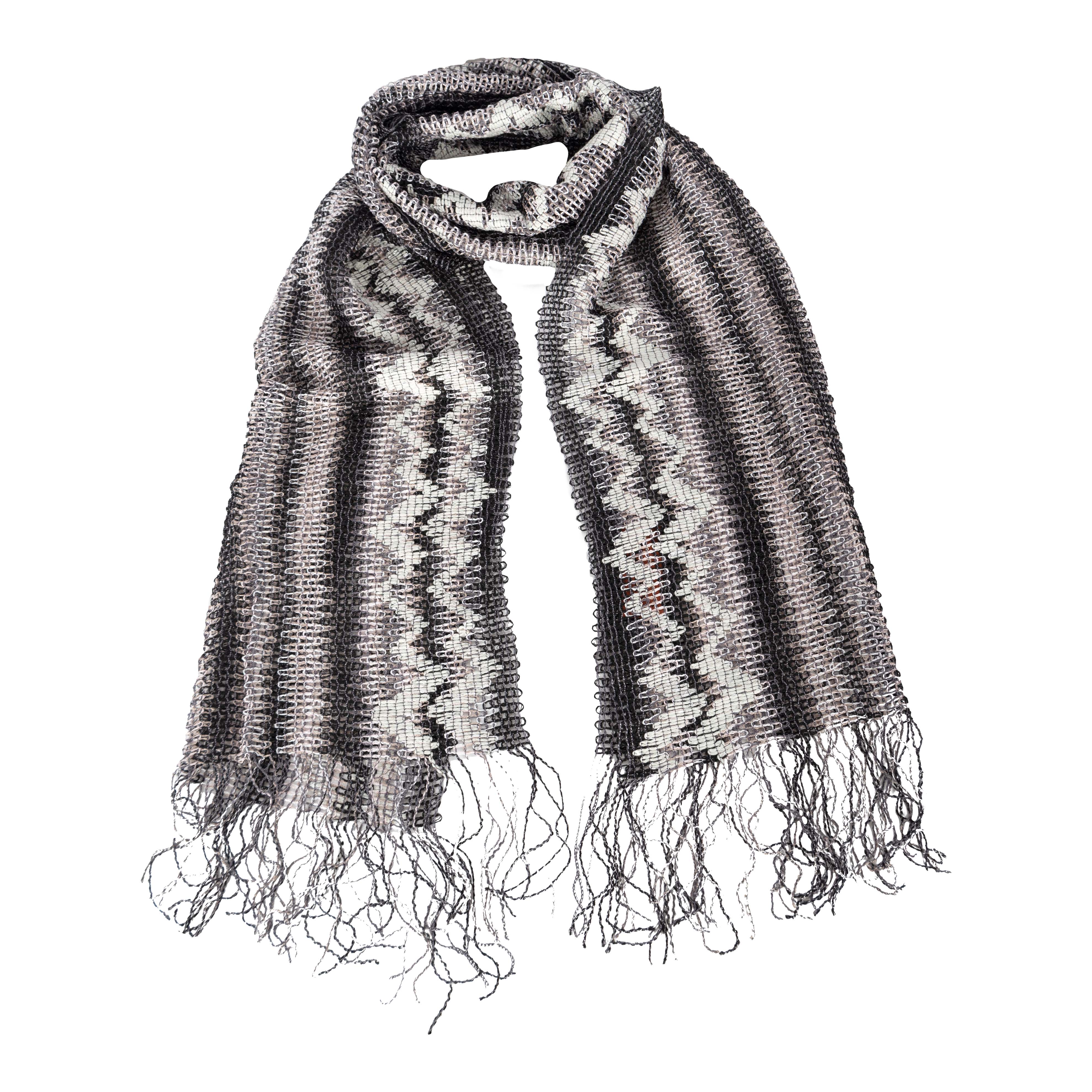 Missoni Chevron Knit Foulard - '10s