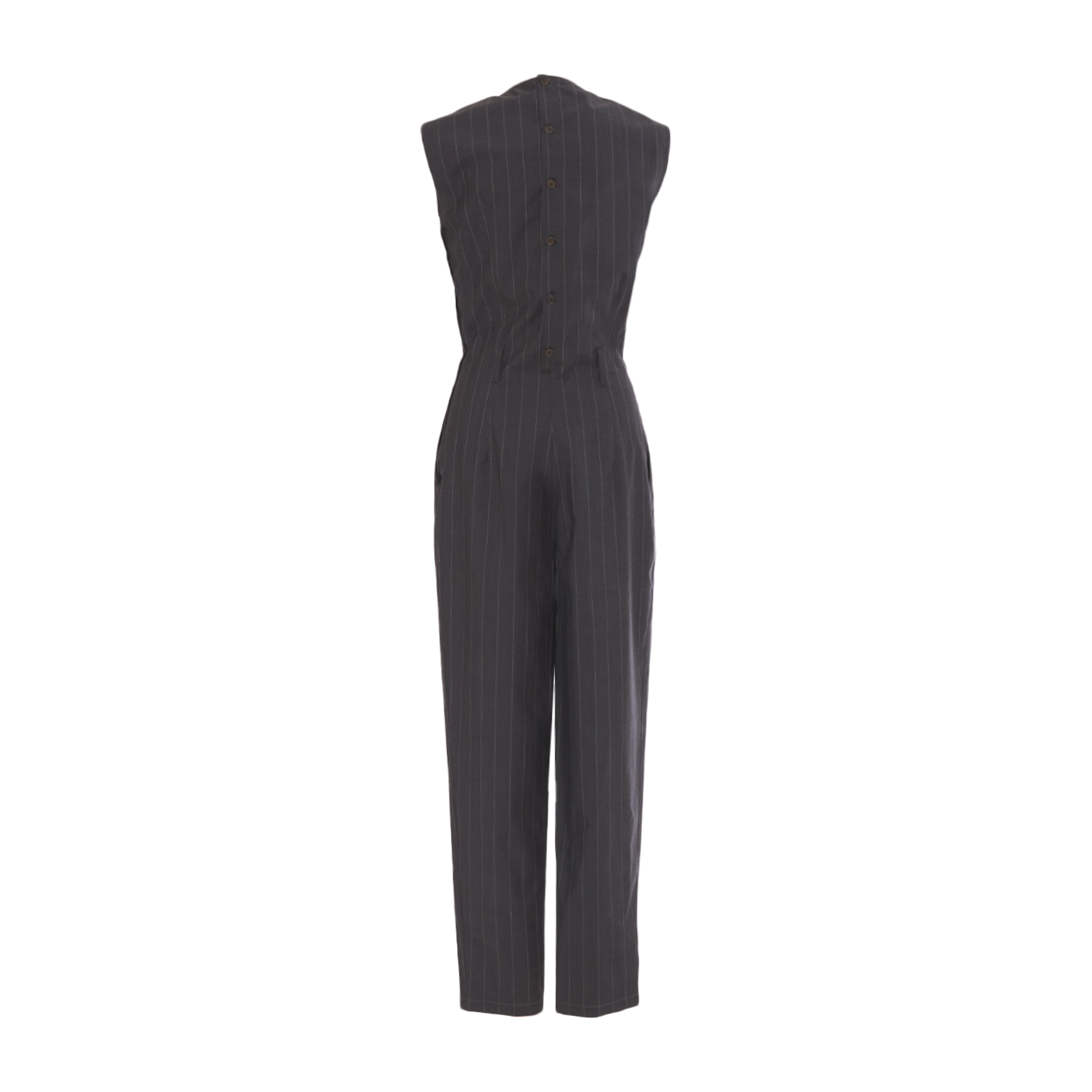 Gianni Versace Pinstripe Jumpsuit and Jacket - '10s