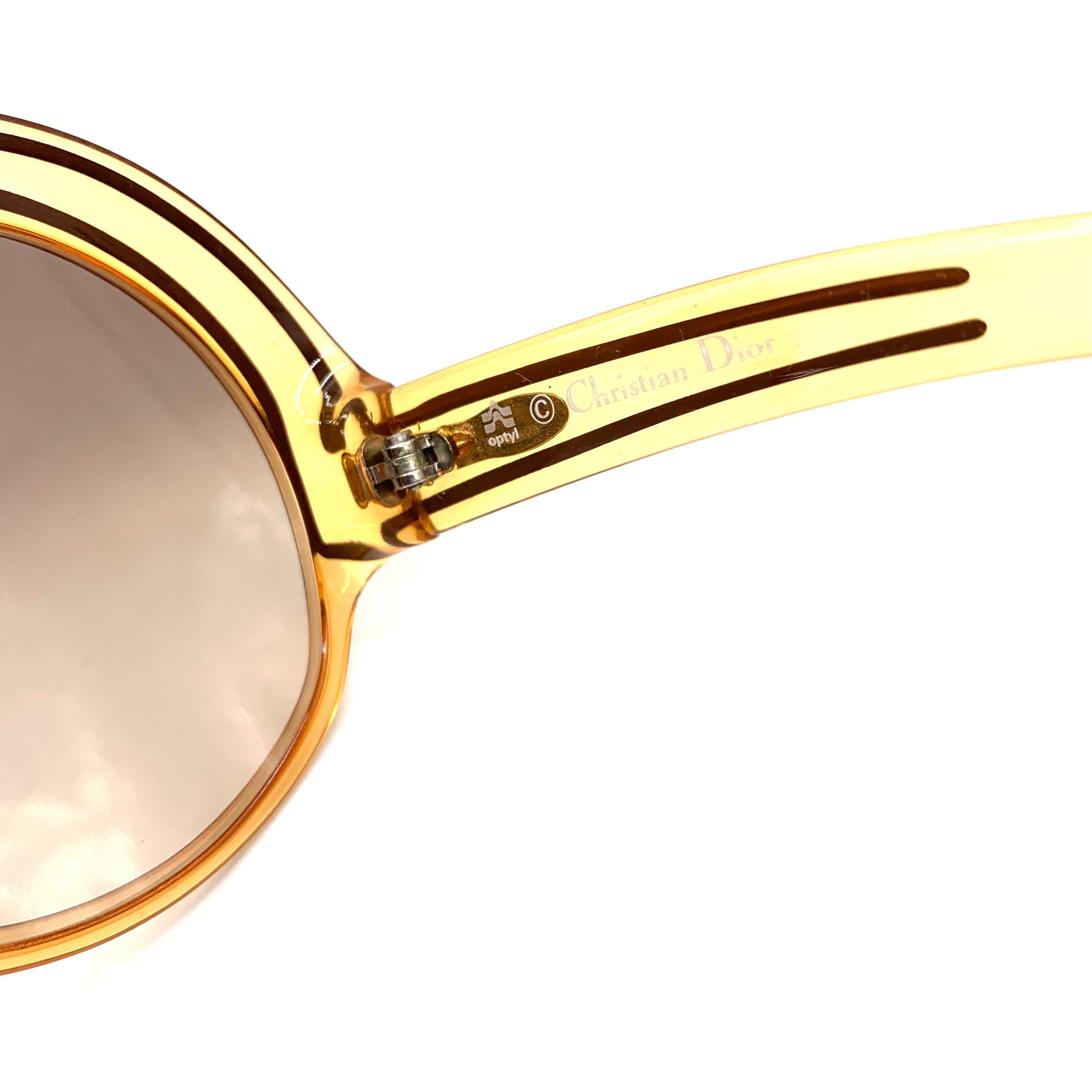 Christian Dior Optyl Round Sunglasses - '70s