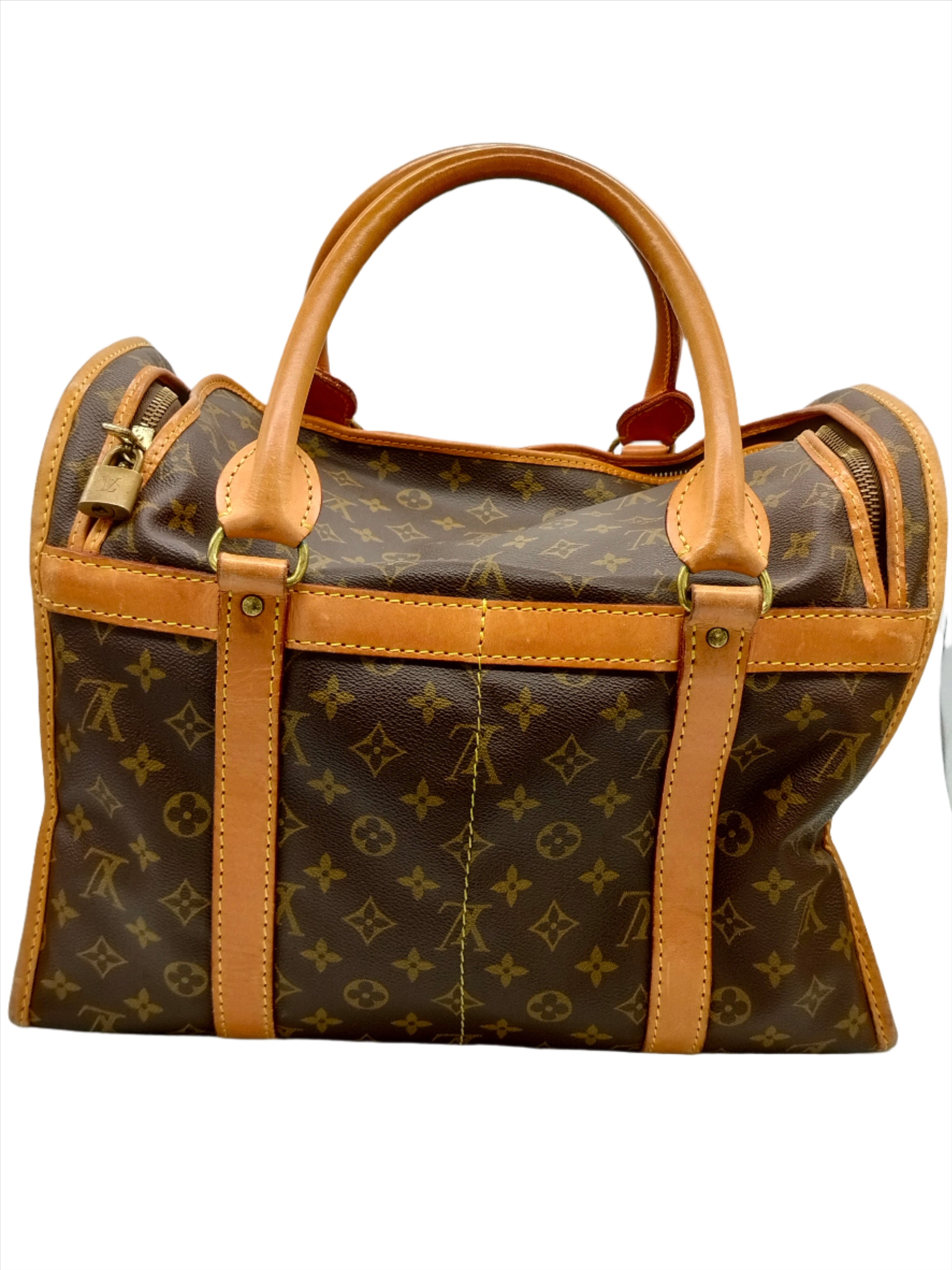 Louis Vuitton 50 Monogram Dog Carrier - '80s