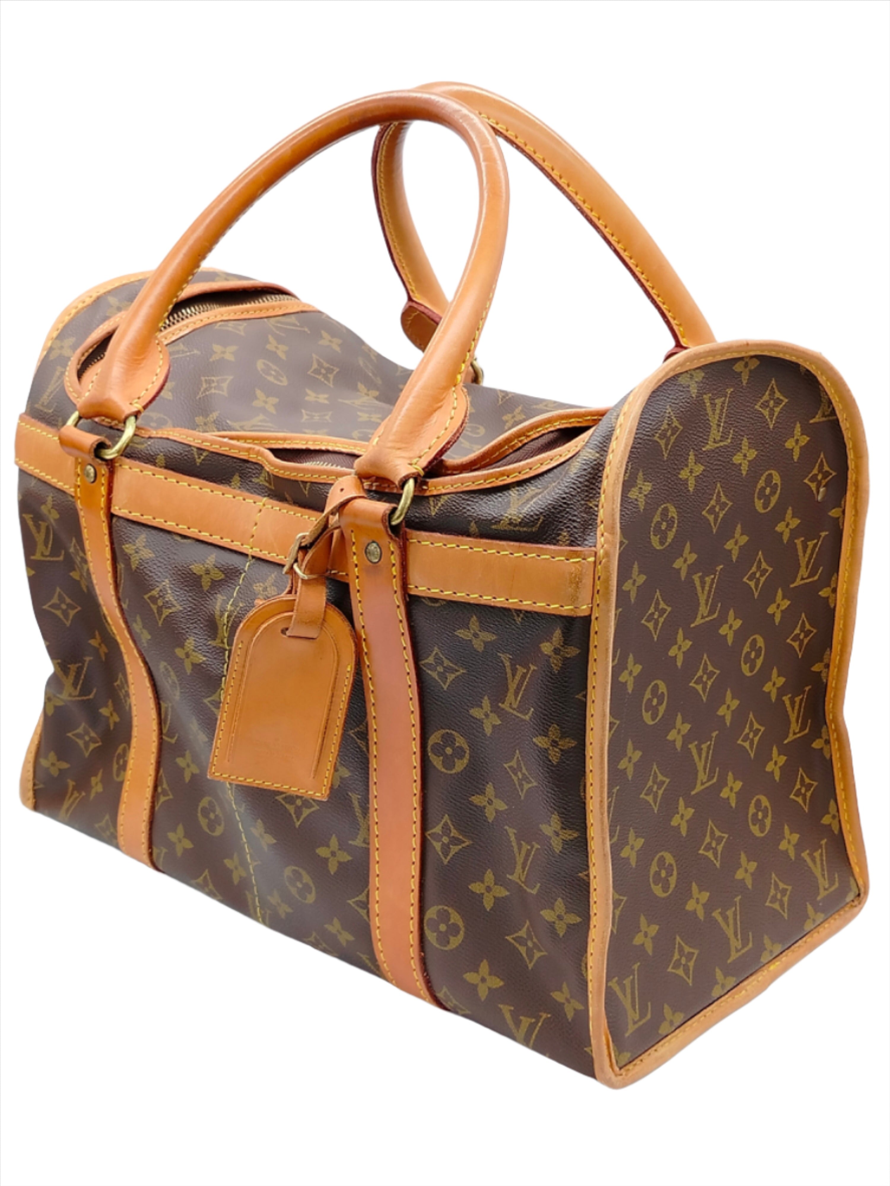 Louis Vuitton 50 Monogram Dog Carrier - '80s