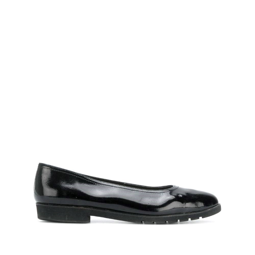 Salvatore Ferragamo Black Ballerinas - '90s