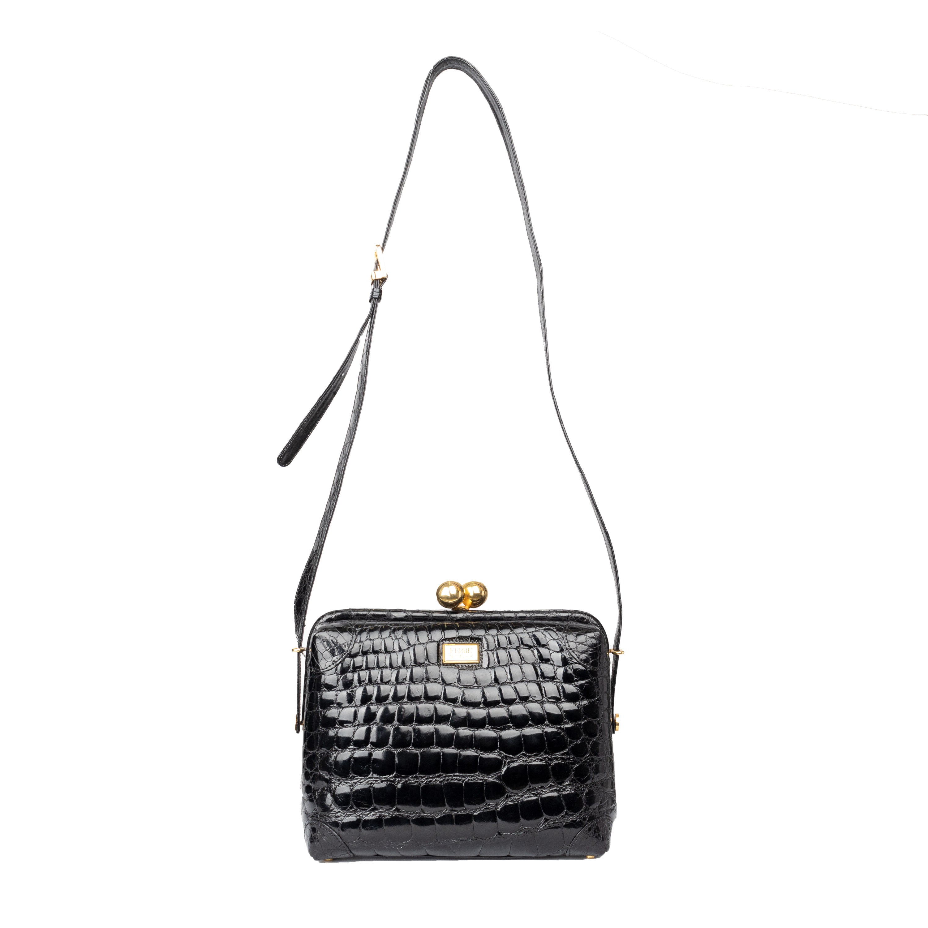 Gianfranco Ferré Exotic Leather Crossbody Bag - '90s