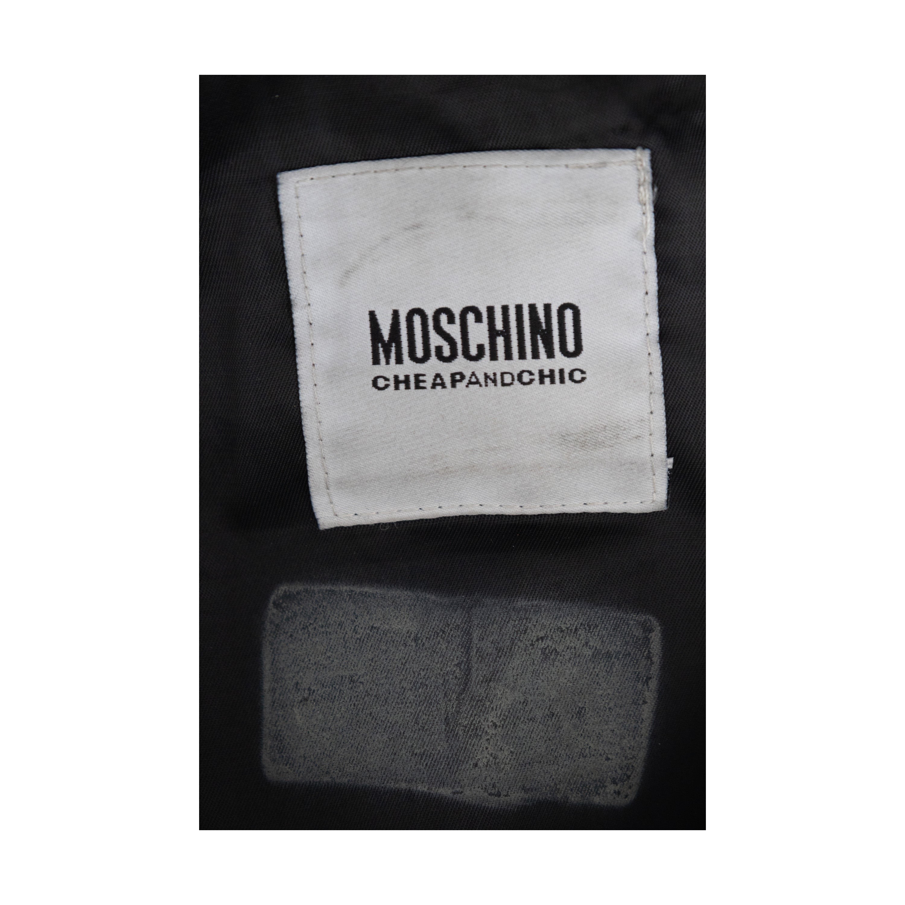 Moschino Cheap and Chic Shearling Coat with Fur - '10s