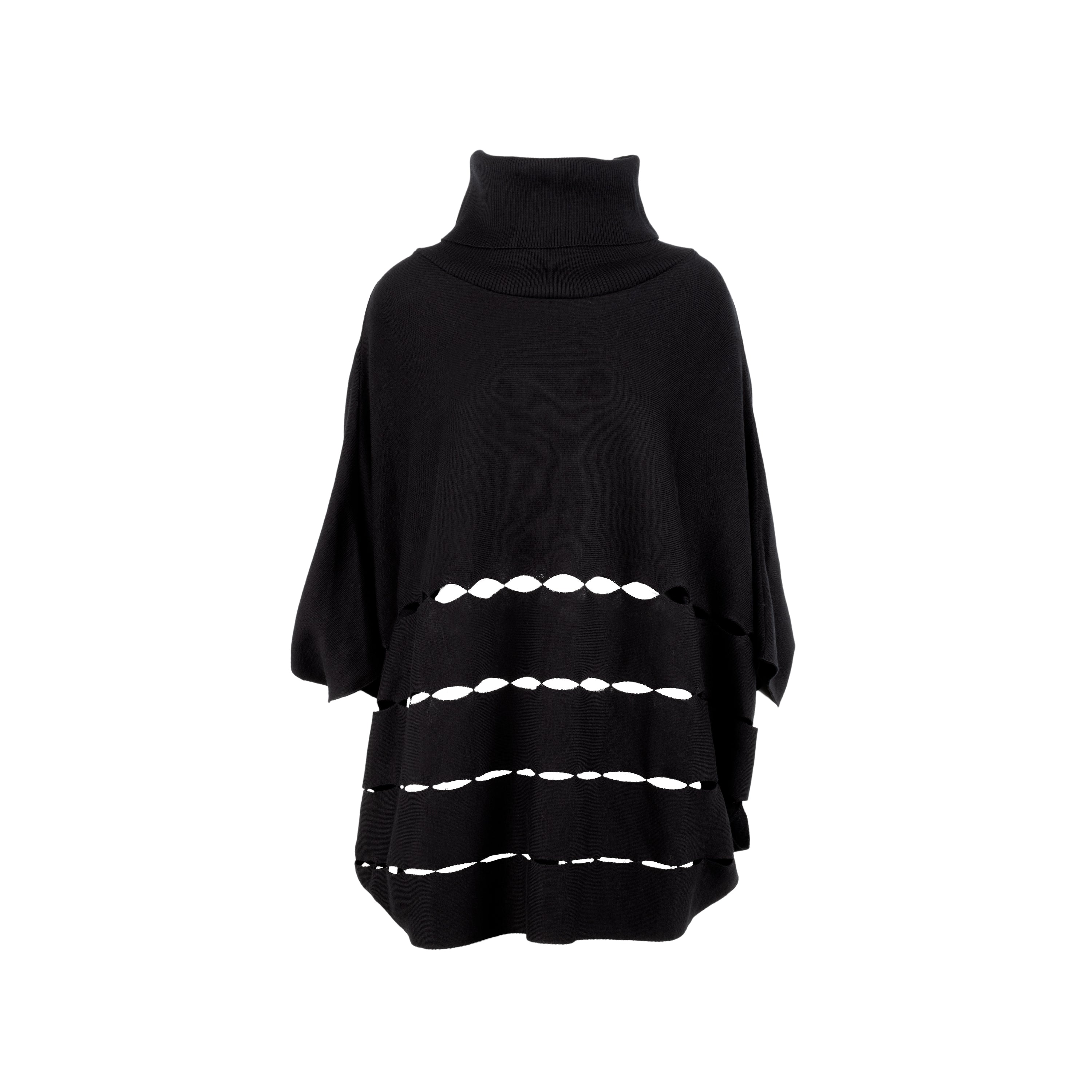 Gaetano Navarra Turtleneck Poncho - '00s