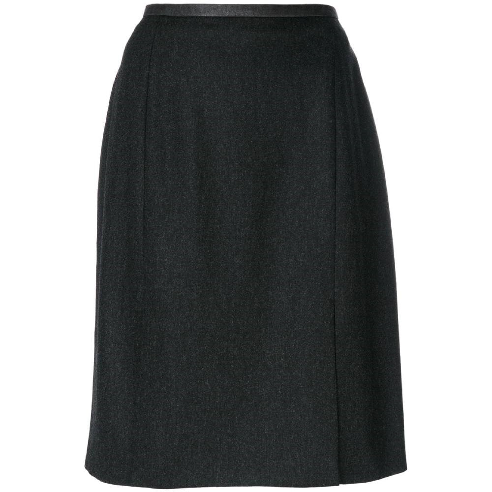 Yves Saint Laurent Grey Wool Skirt - '90s