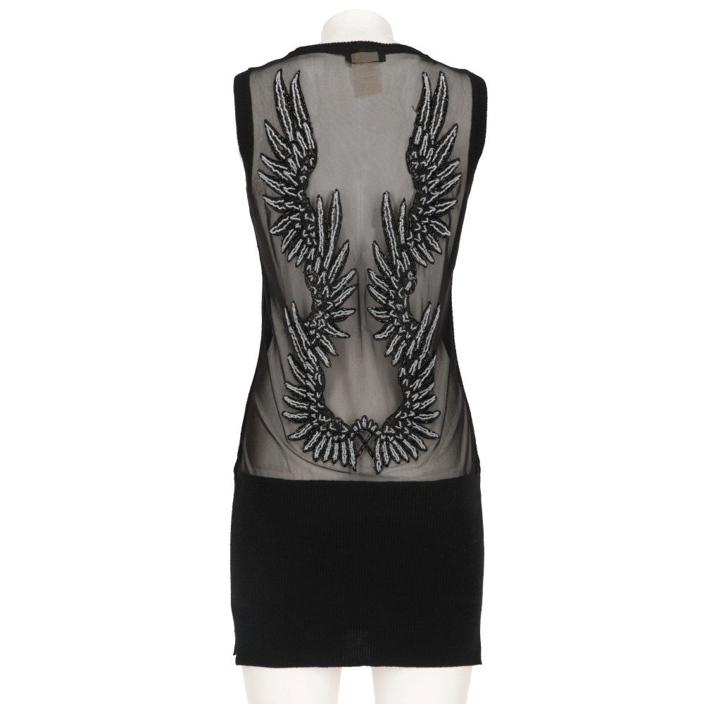 Richmond Black Wool Minidress - 2010s