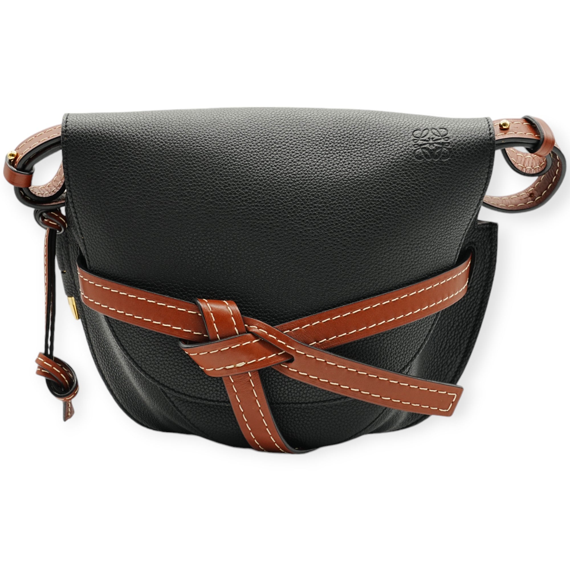 Loewe Black Gate Crossbody Bag - '10s