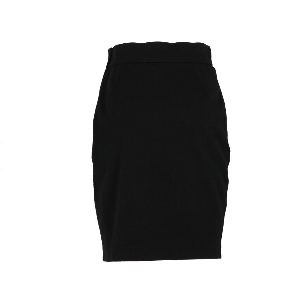 Thierry Mugler Black Wool Skirt - '80s