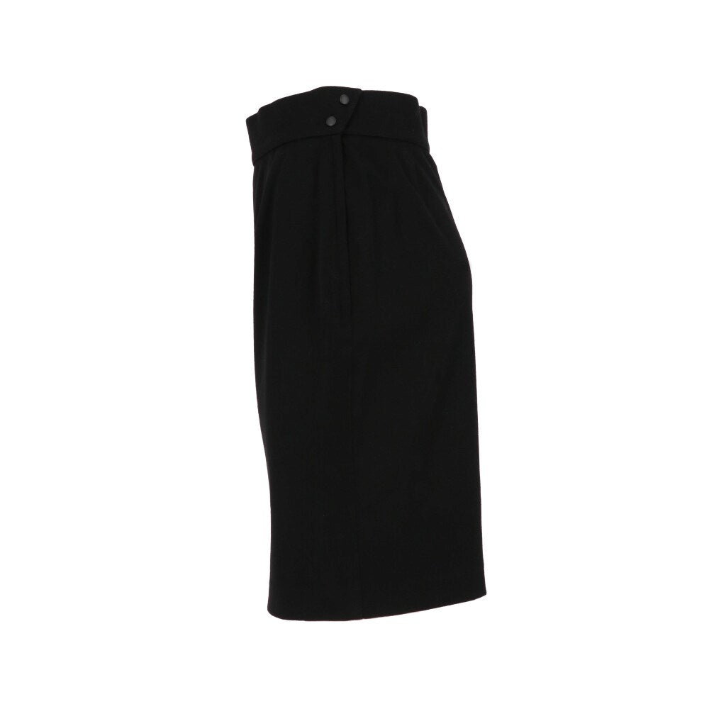 Thierry Mugler Black Wool Skirt - '80s