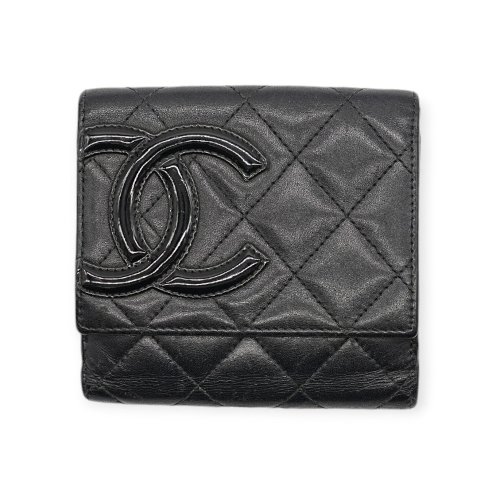 Chanel Cambon Short Style Wallet - '10s