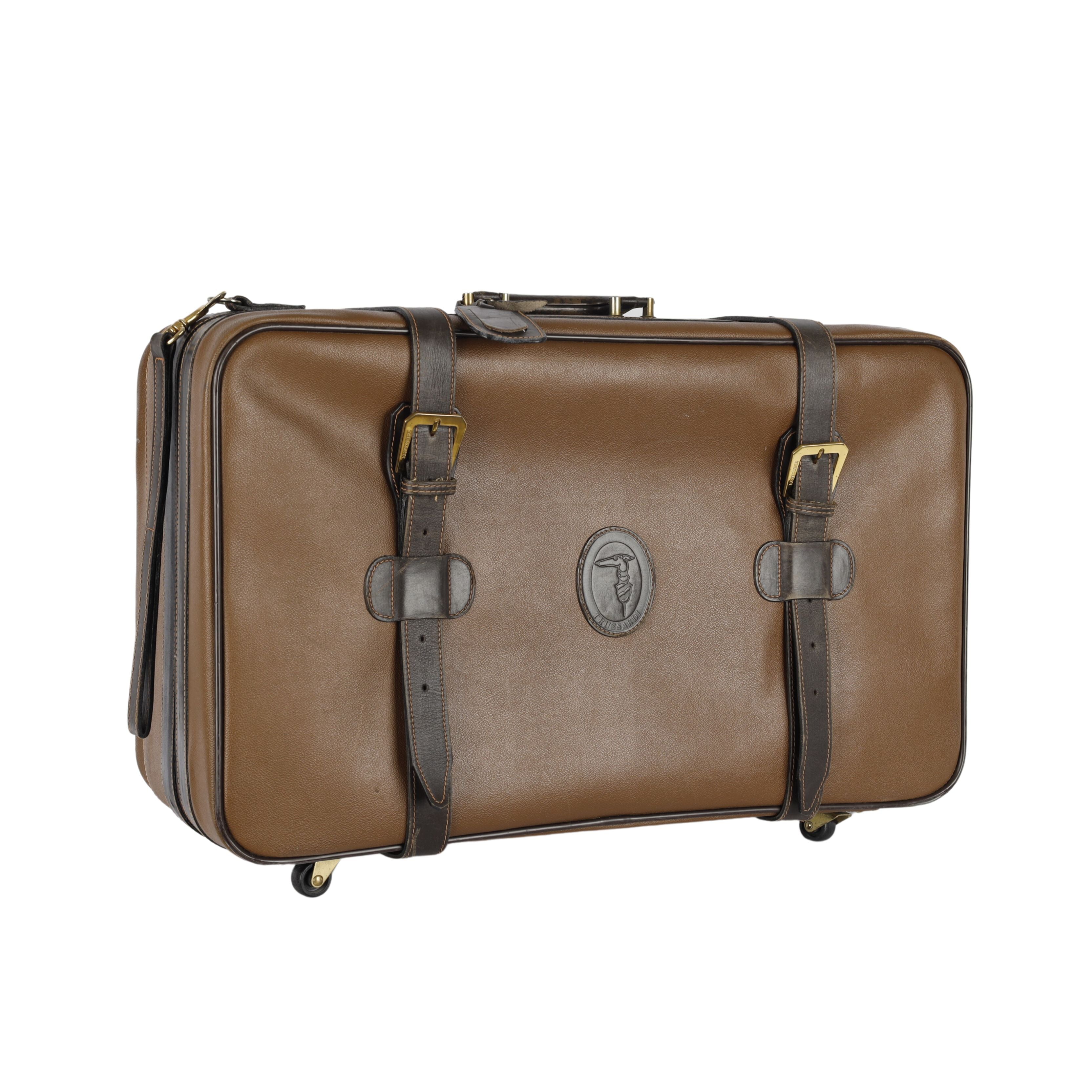 Trussardi Vintage Leather Luggage - '90s