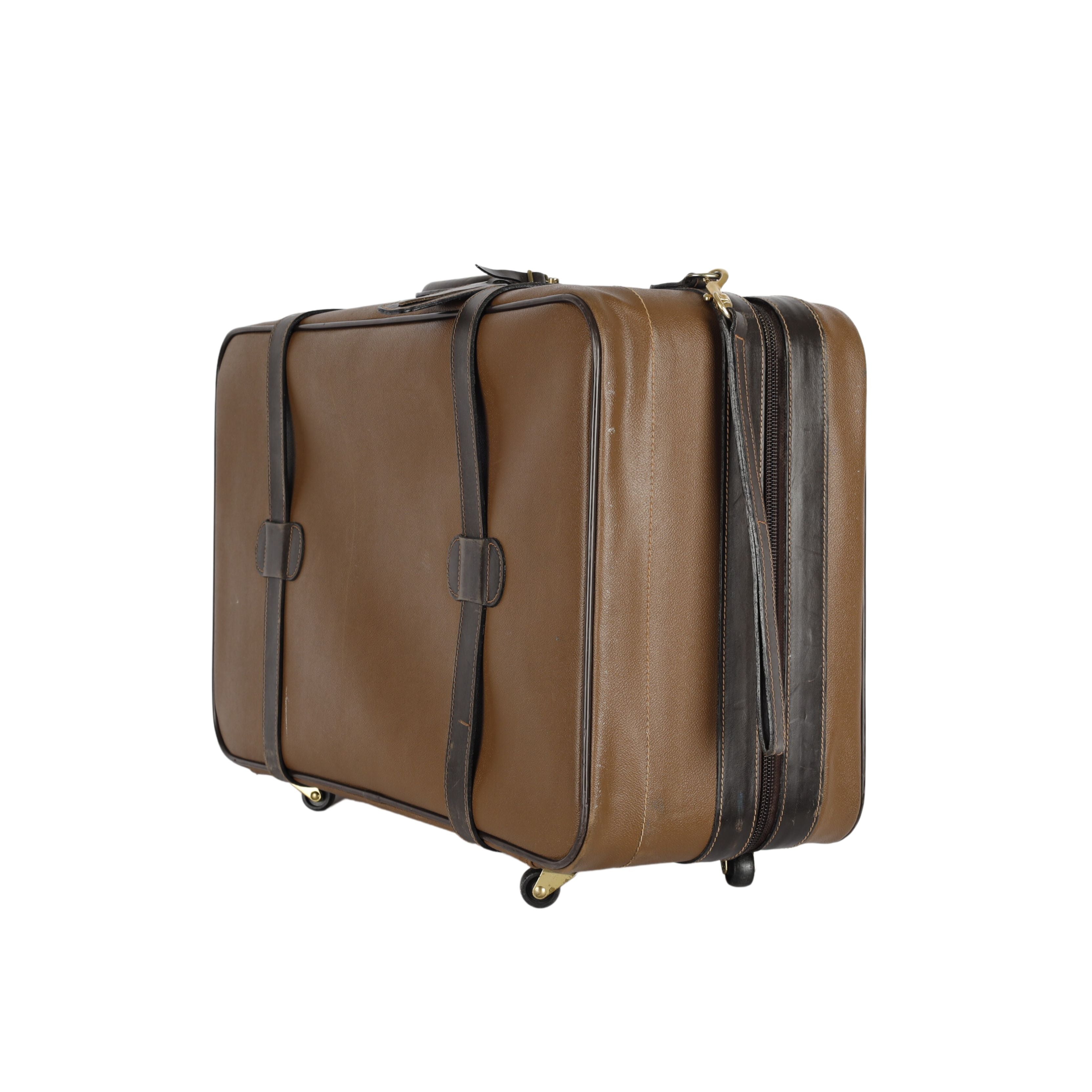 Trussardi Vintage Leather Luggage - '90s