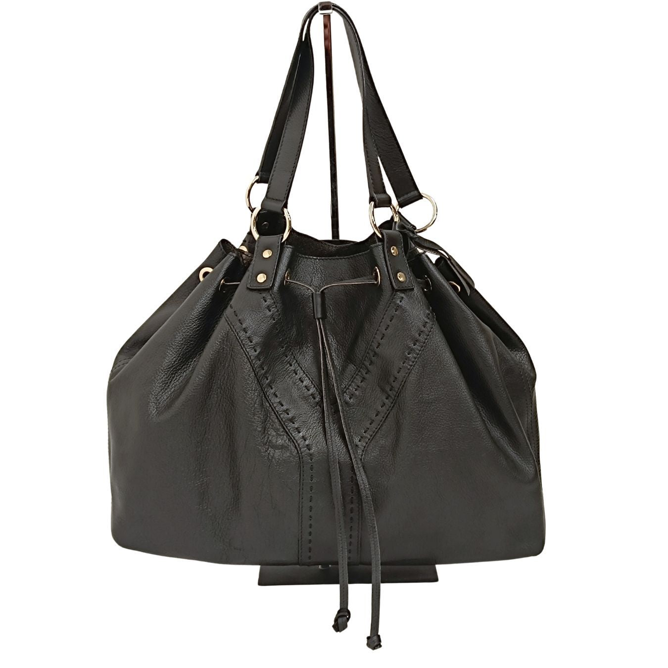 Saint Laurent Saint Laurent reversible leather shopper bag - '10s