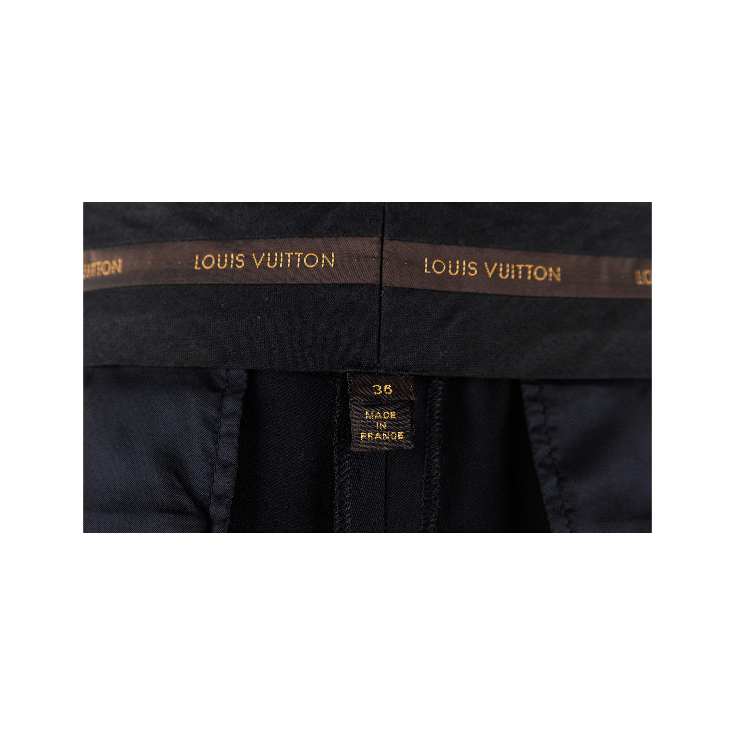 Louis Vuitton Tailor Pants with Zipper Details - '10s