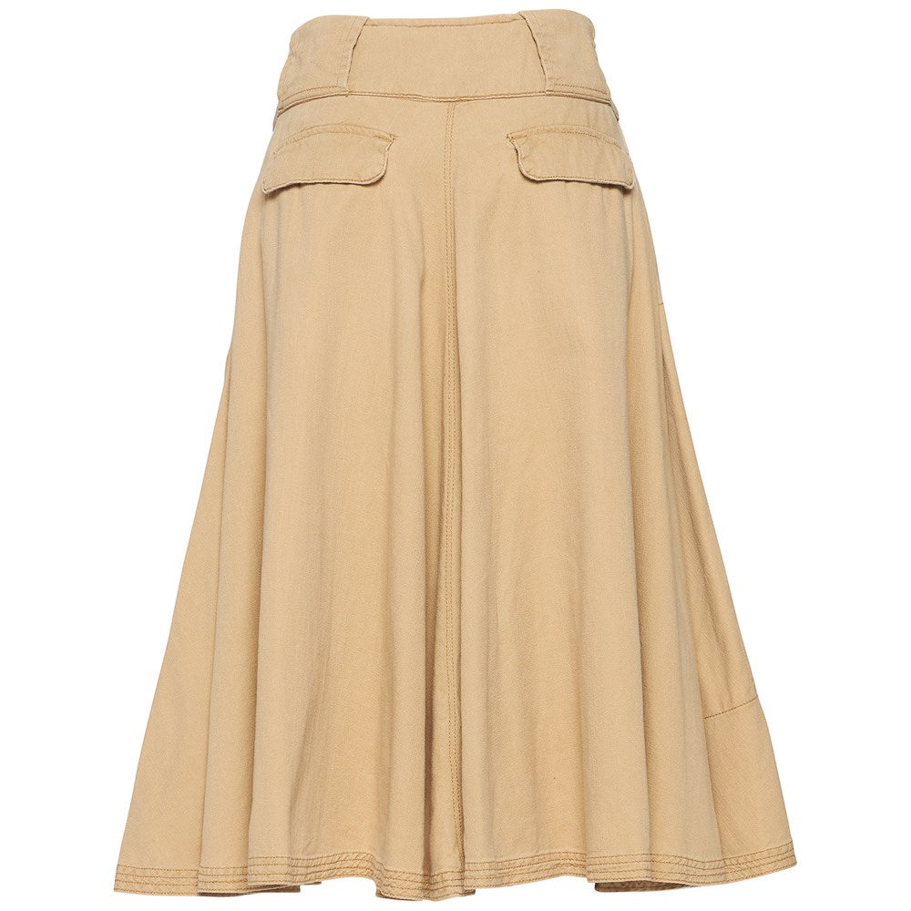 Ralph Lauren Beige Cotton Skirt - '90s