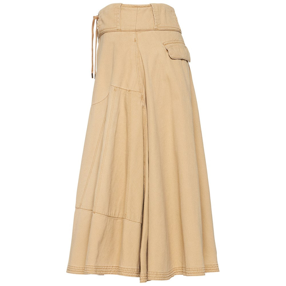 Ralph Lauren Beige Cotton Skirt - '90s