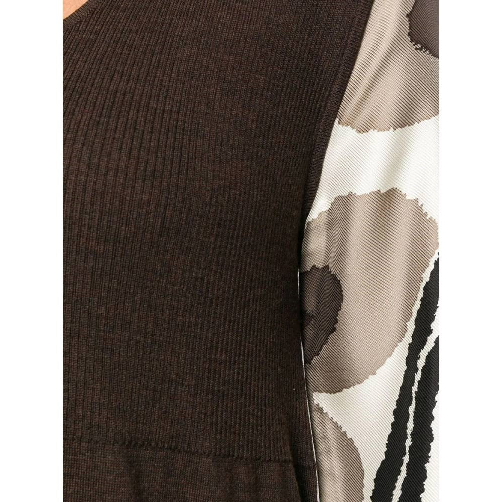 Hermès Brown Wool Dress - 2000s