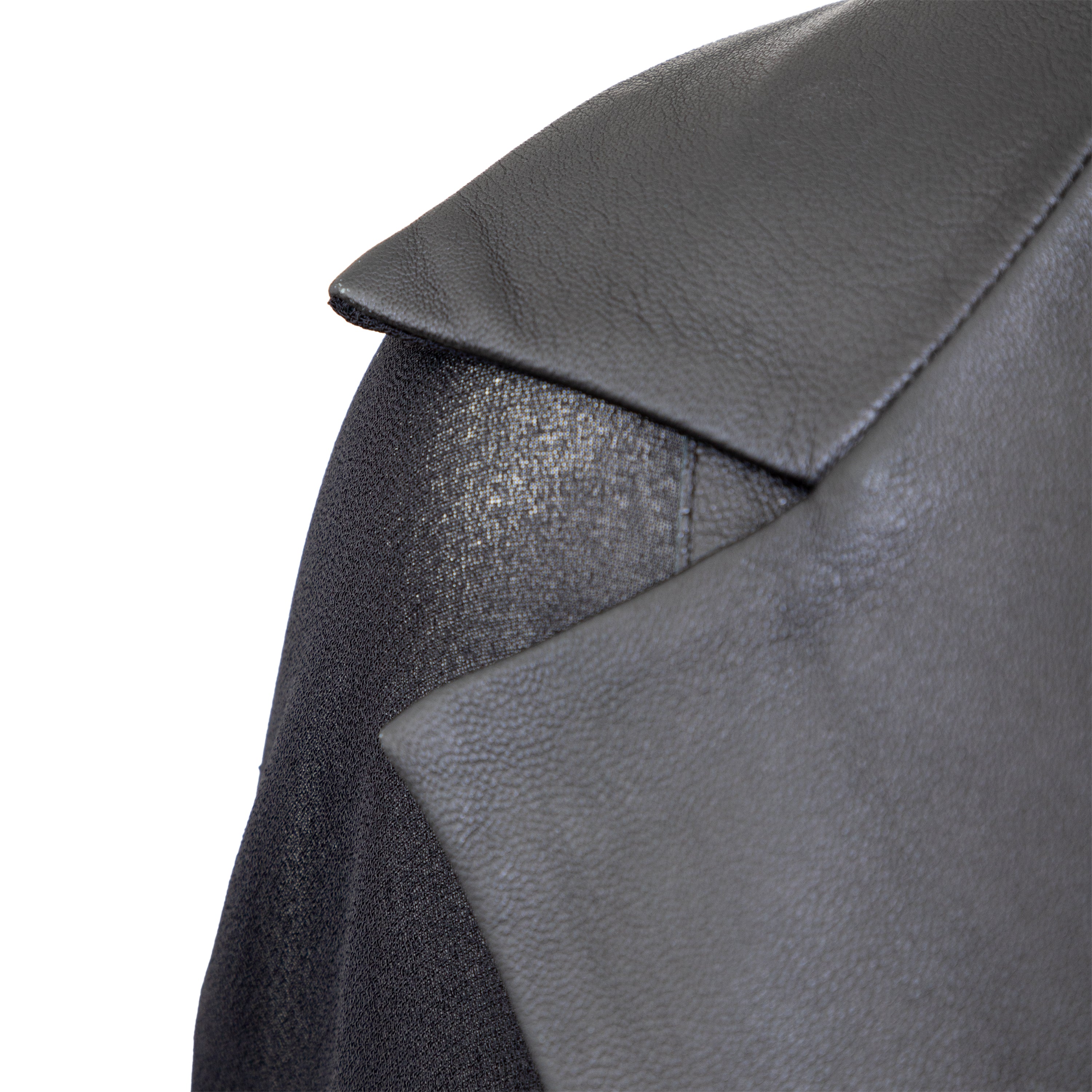 Gaetano Navarra Black Leather Blouse - '00s