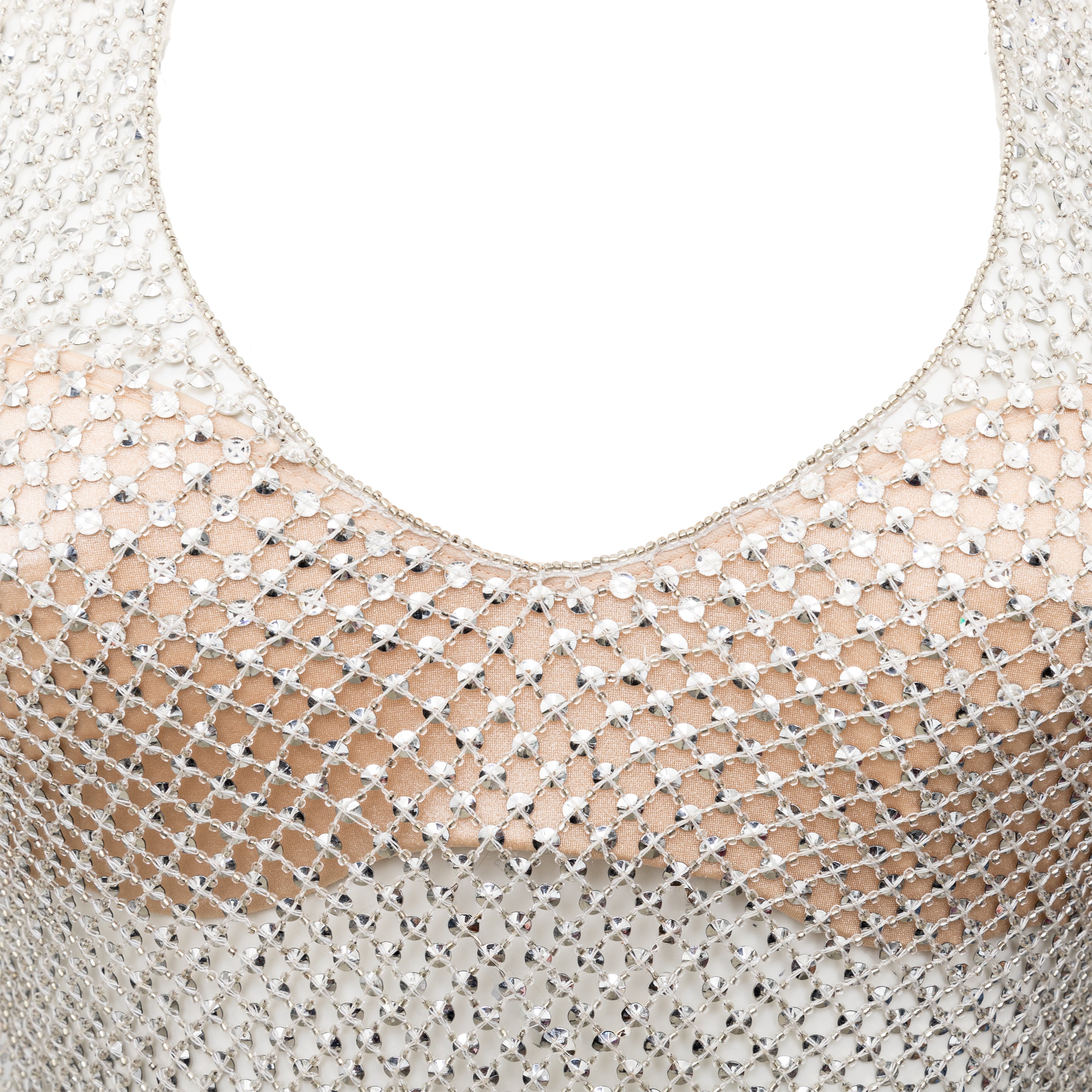 La Perla Mesh Beaded Top - '00s