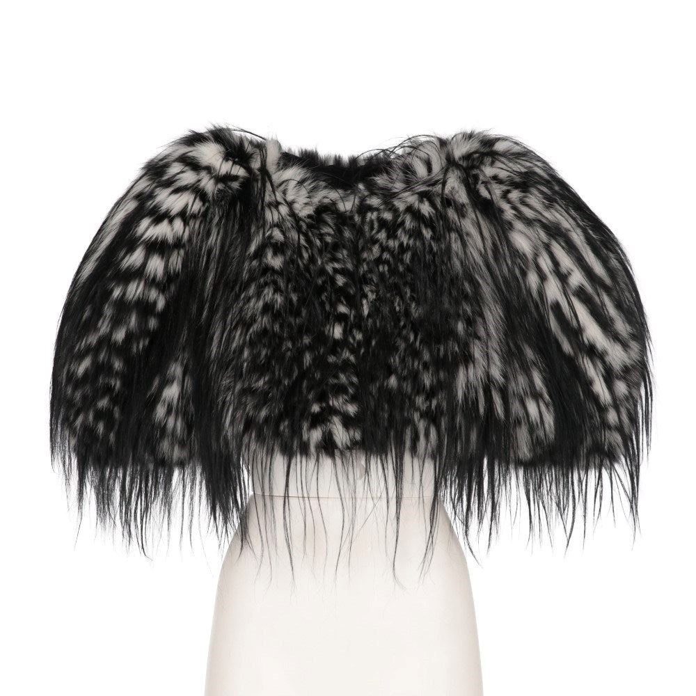 Dolce  Gabbana Black Fox Fur Bolero - 2000s