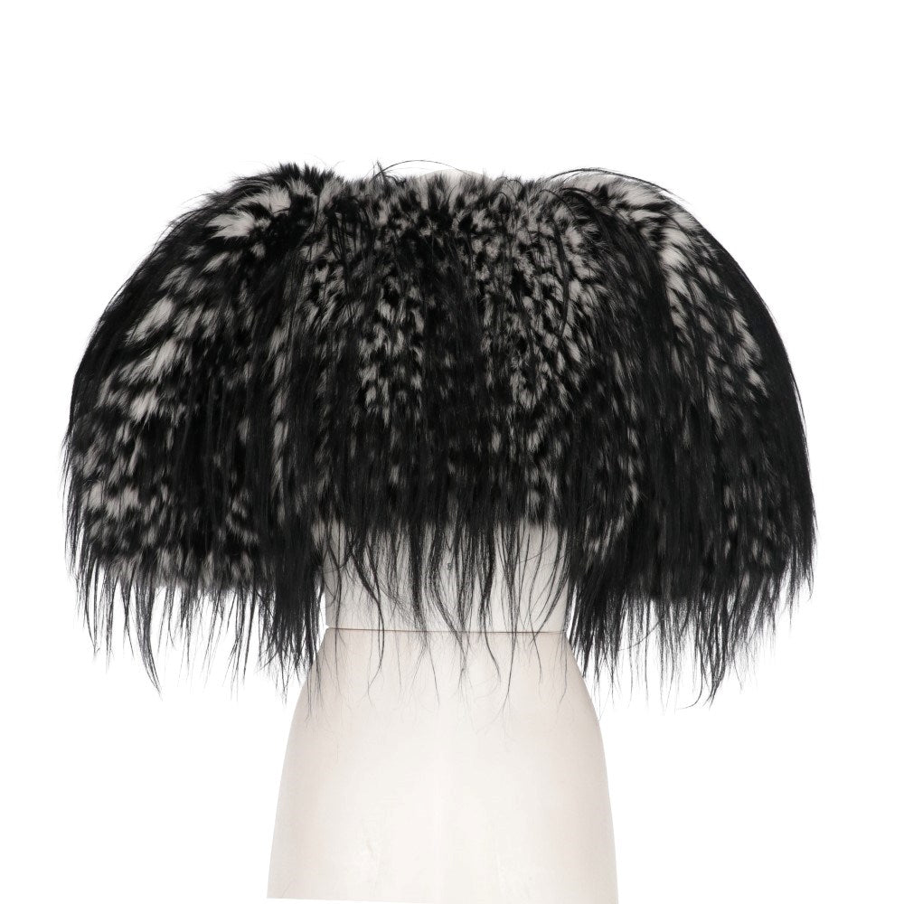 Dolce  Gabbana Black Fox Fur Bolero - 2000s