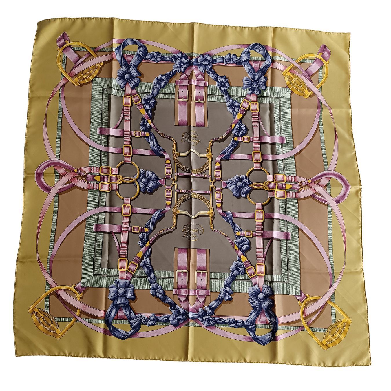 Hermès Hermès Grand Manège silk scarf 89x89 - '10s