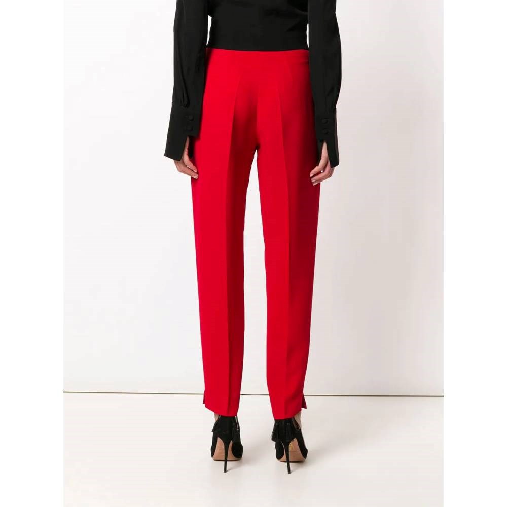 Moschino Red High Waist Trousers - '90s