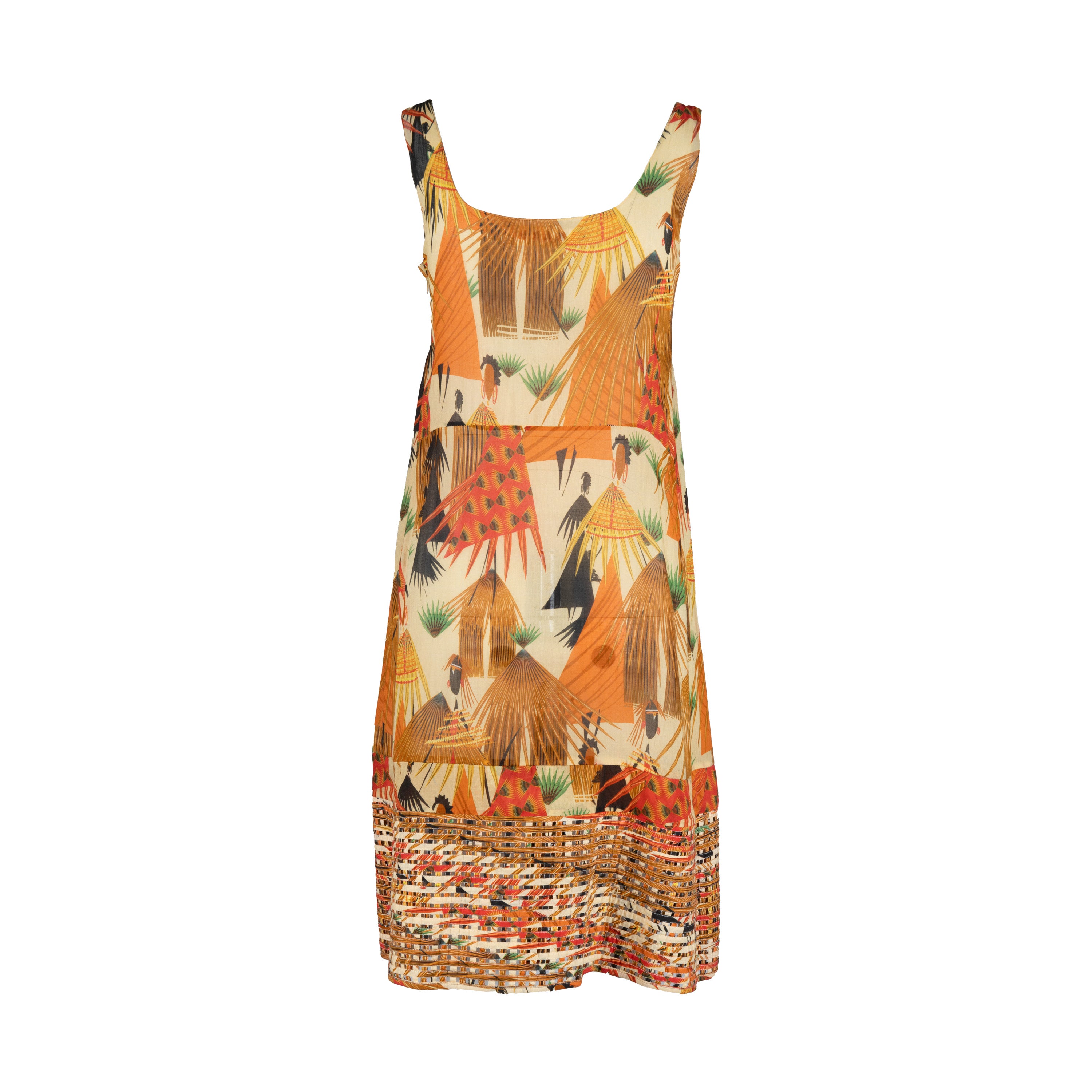 Marni Printed Midi Dress - '00s