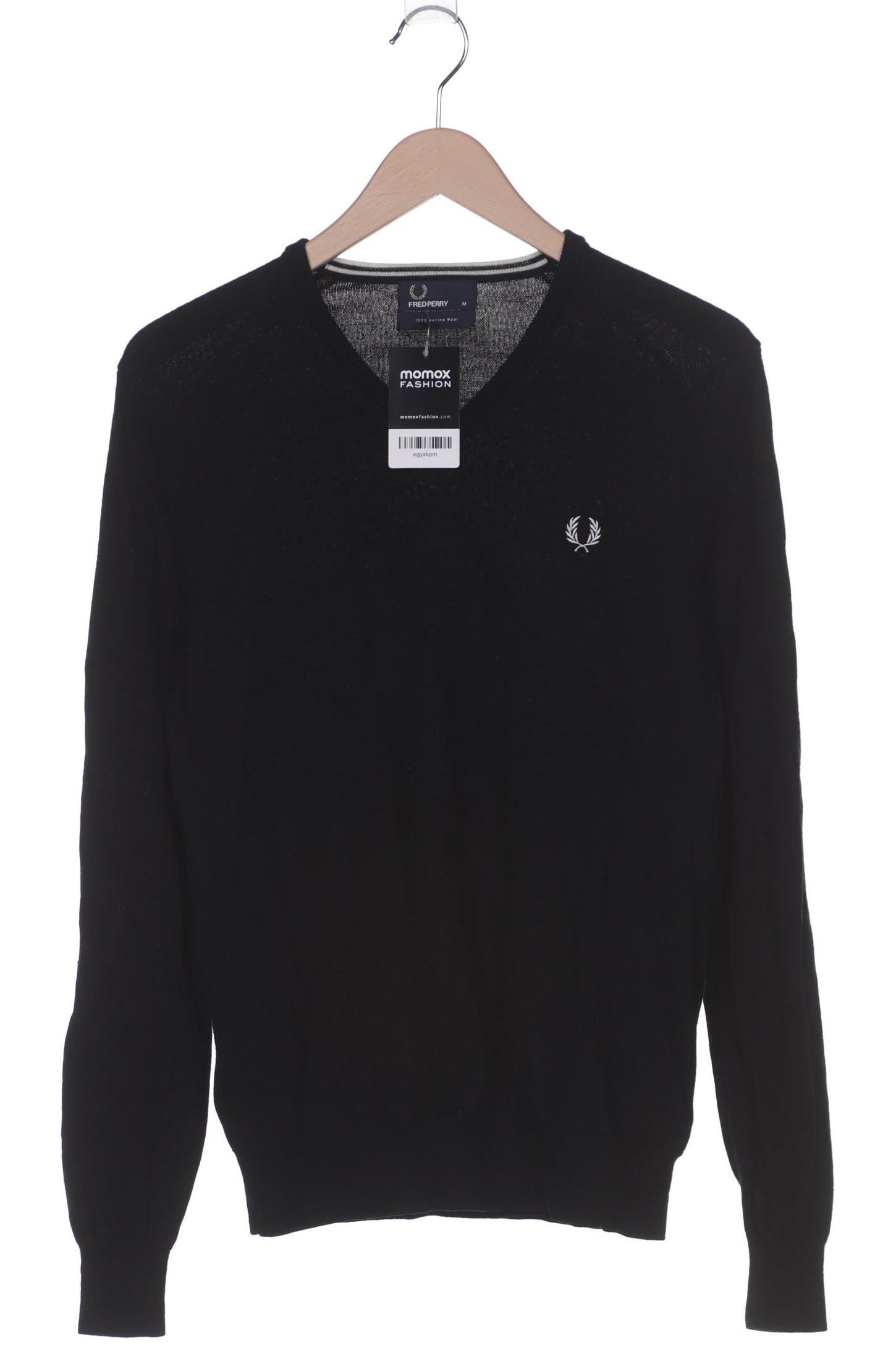 Fred Perry Herren Pullover schwarz Gr 48