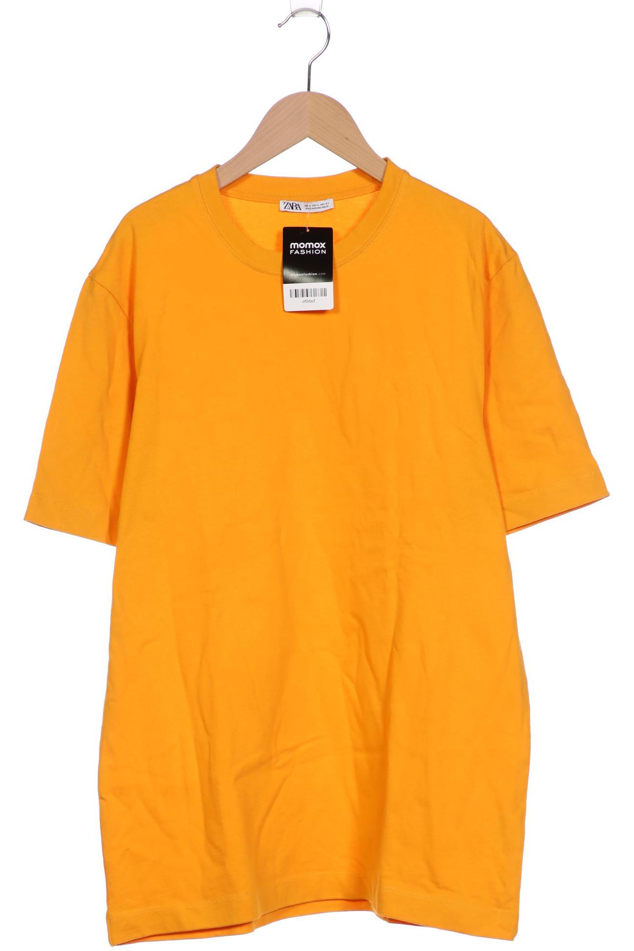 Zara Herren T-Shirt orange Gr 52