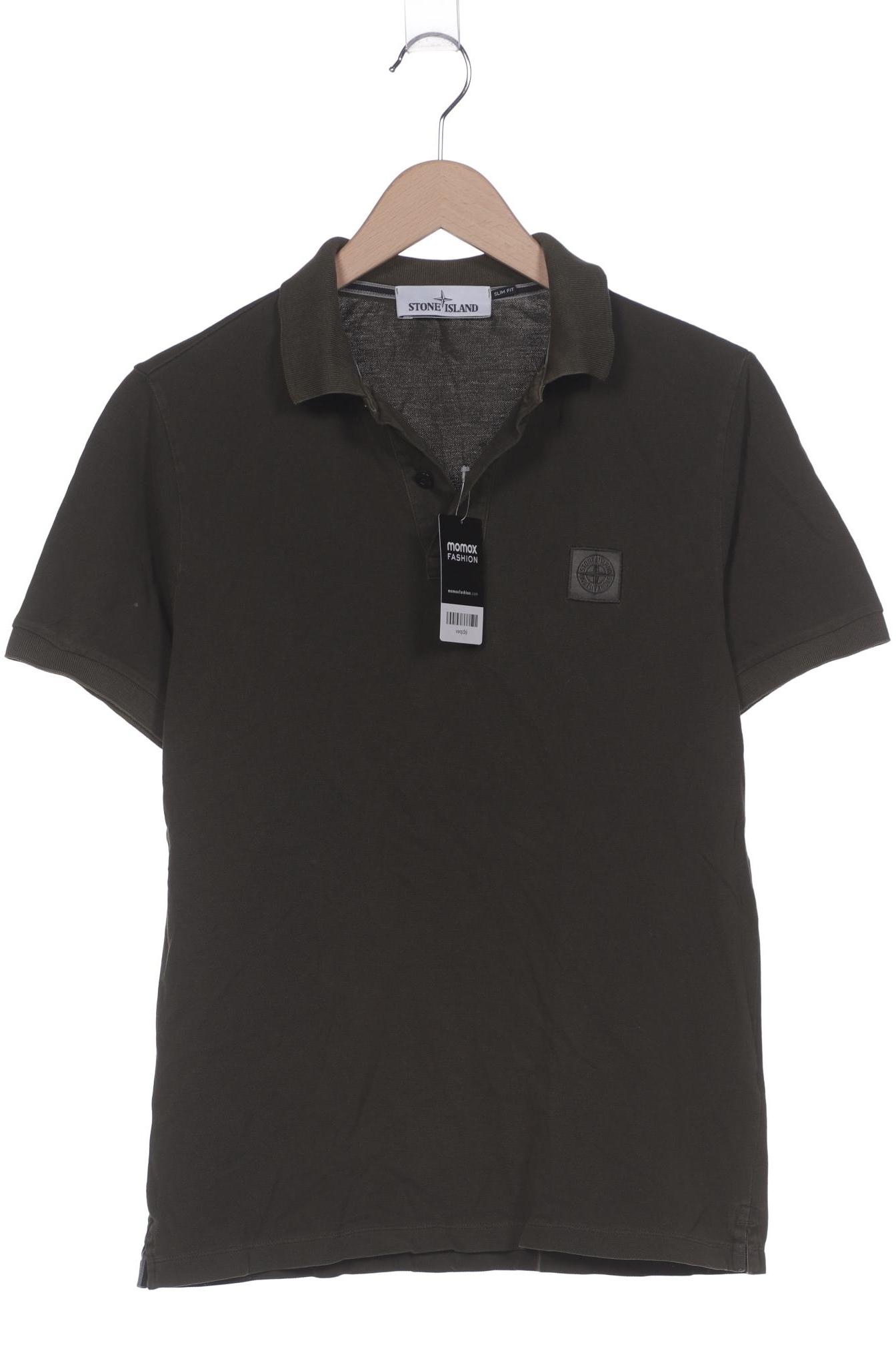 Stone Island Herren Poloshirt grün Gr 48