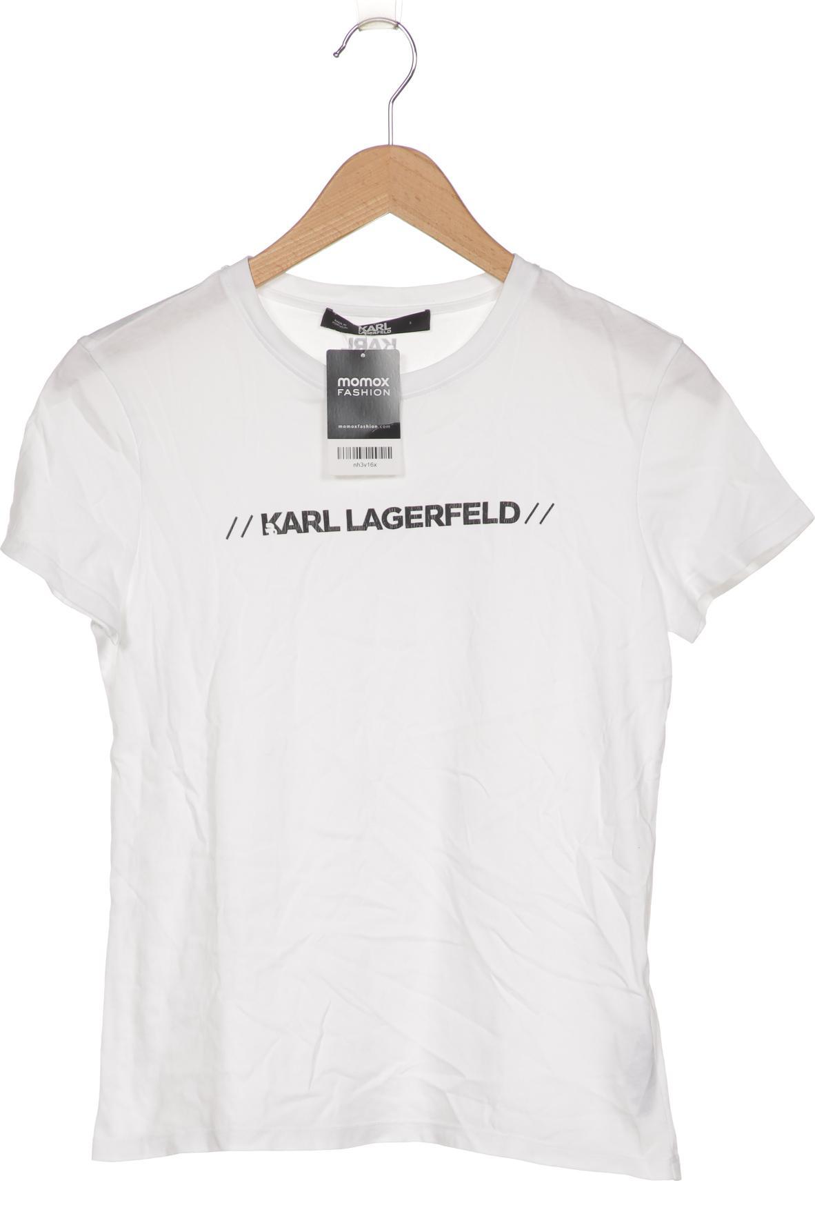 Karl by Karl Lagerfeld Damen T-Shirt weiß Gr 36