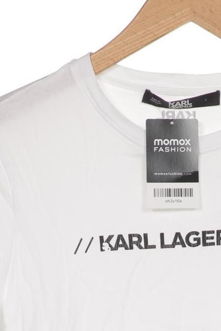 Karl by Karl Lagerfeld Damen T-Shirt weiß Gr 36