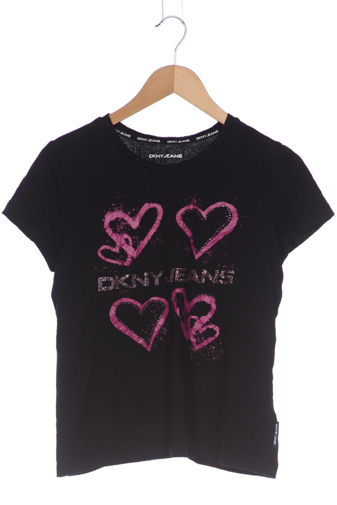 Dkny by Donna Karan New York Damen T-Shirt schwarz Gr 36