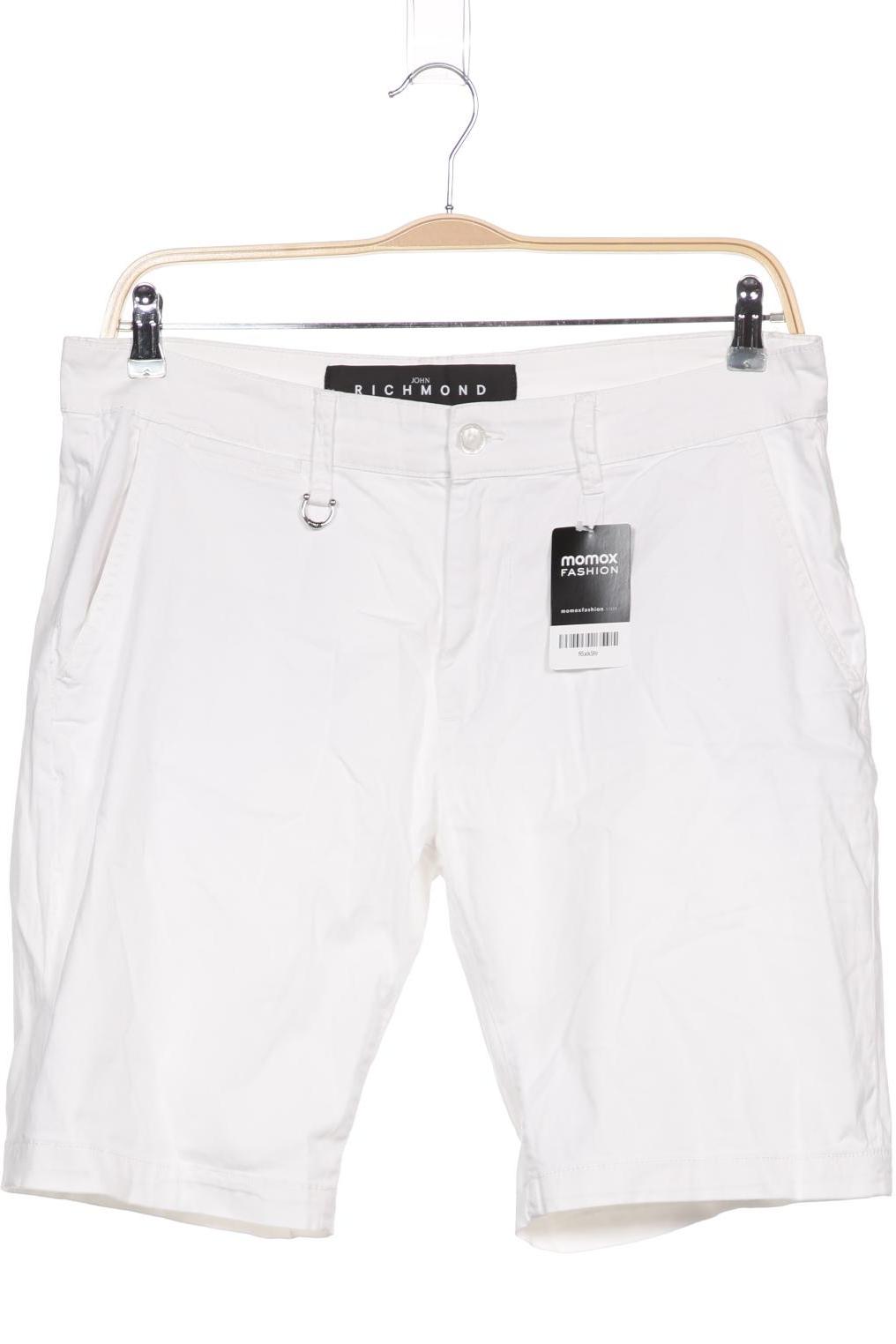 John Richmond Herren Shorts weiß Gr 34