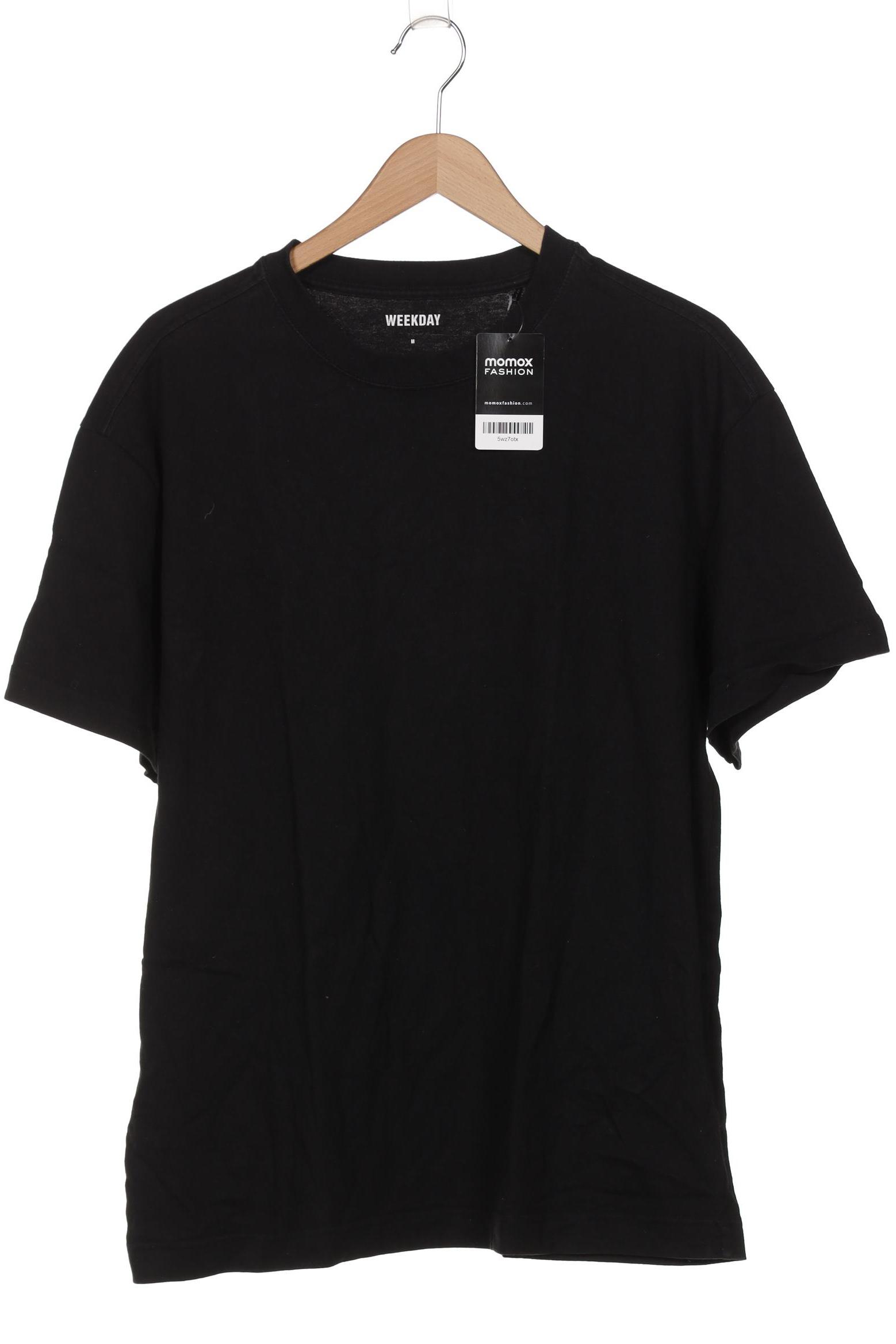 Weekday Herren T-Shirt schwarz Gr 48