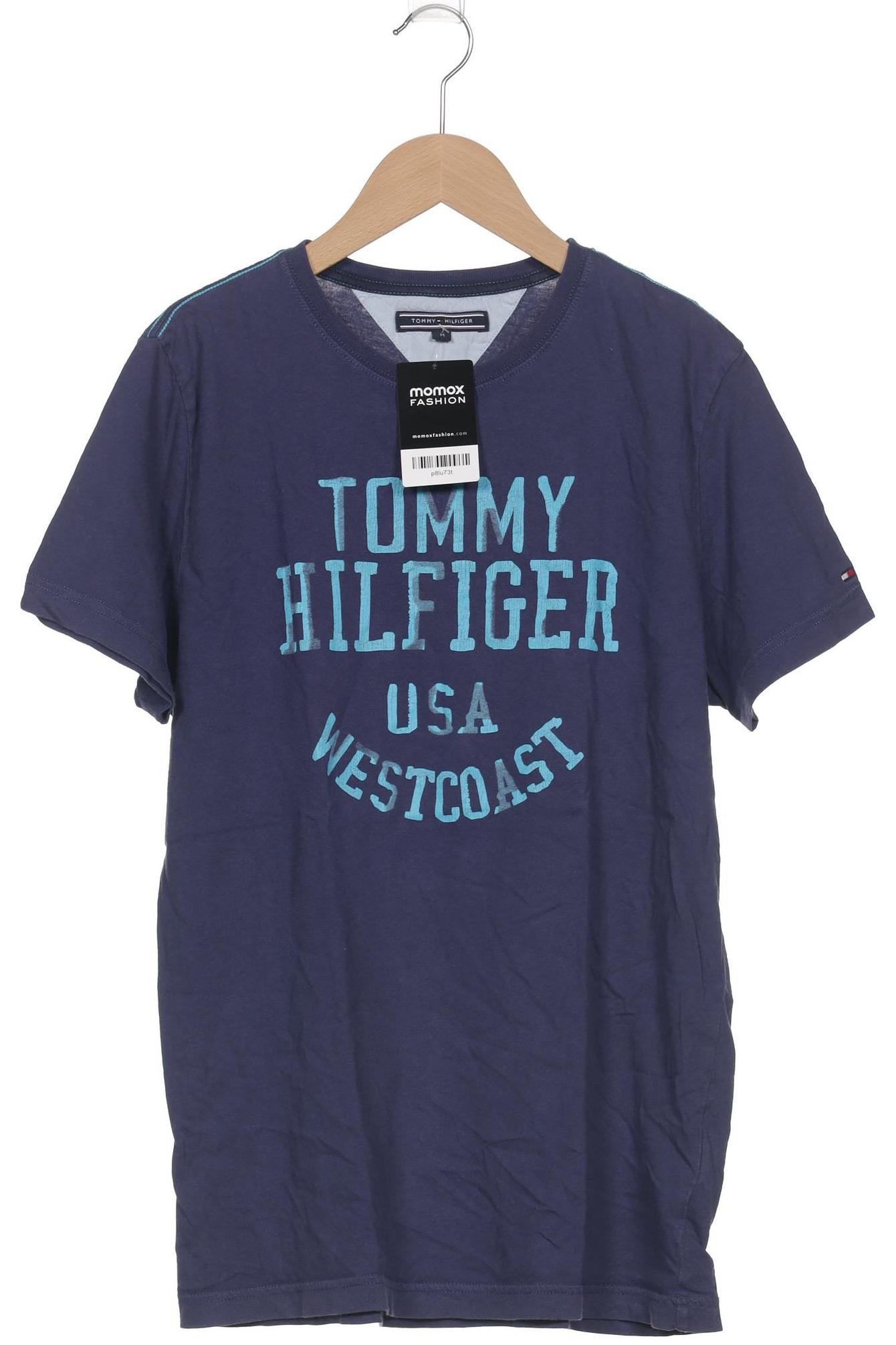 Tommy Hilfiger Herren T-Shirt blau Gr 48