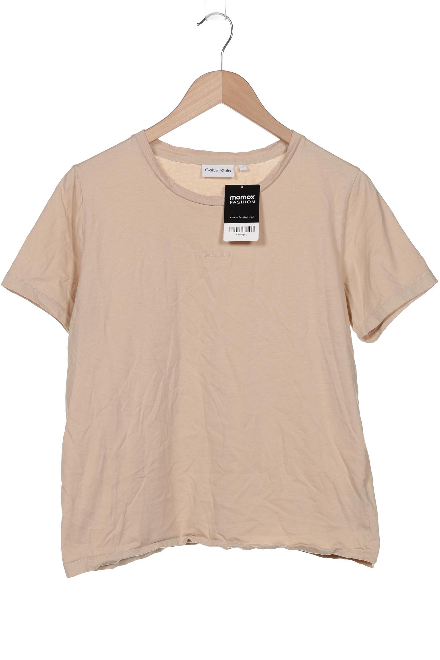 Calvin Klein Damen T-Shirt beige Gr 44