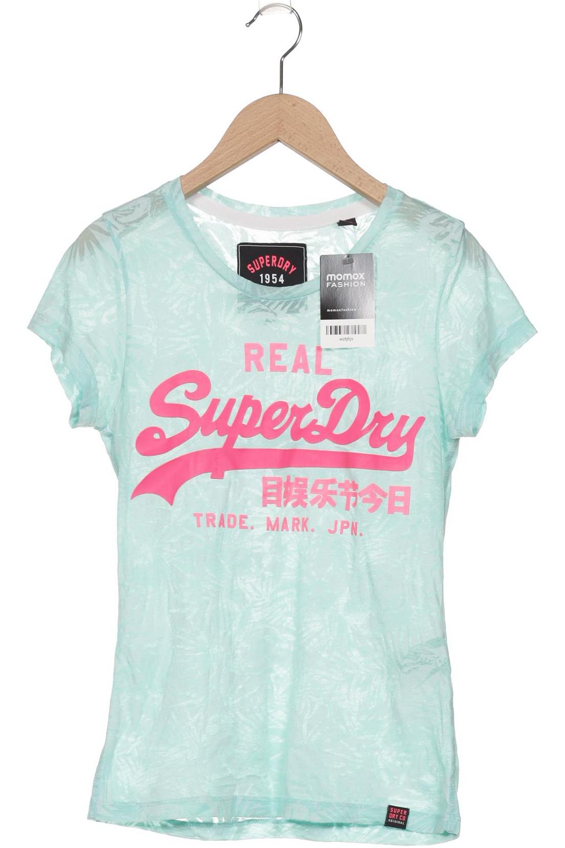 Superdry Damen T-Shirt hellgrün Gr 34