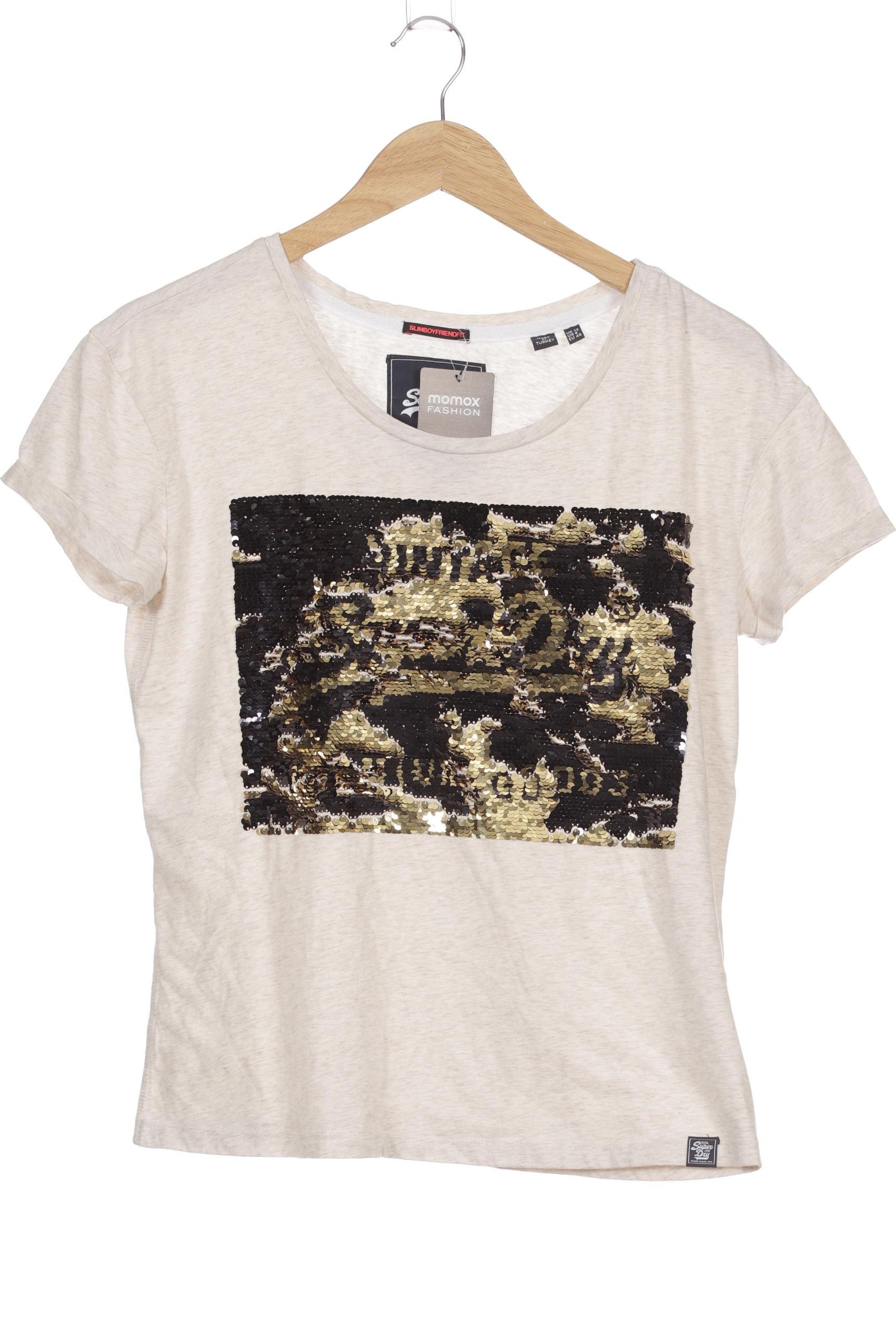 Superdry Damen T-Shirt beige Gr 40